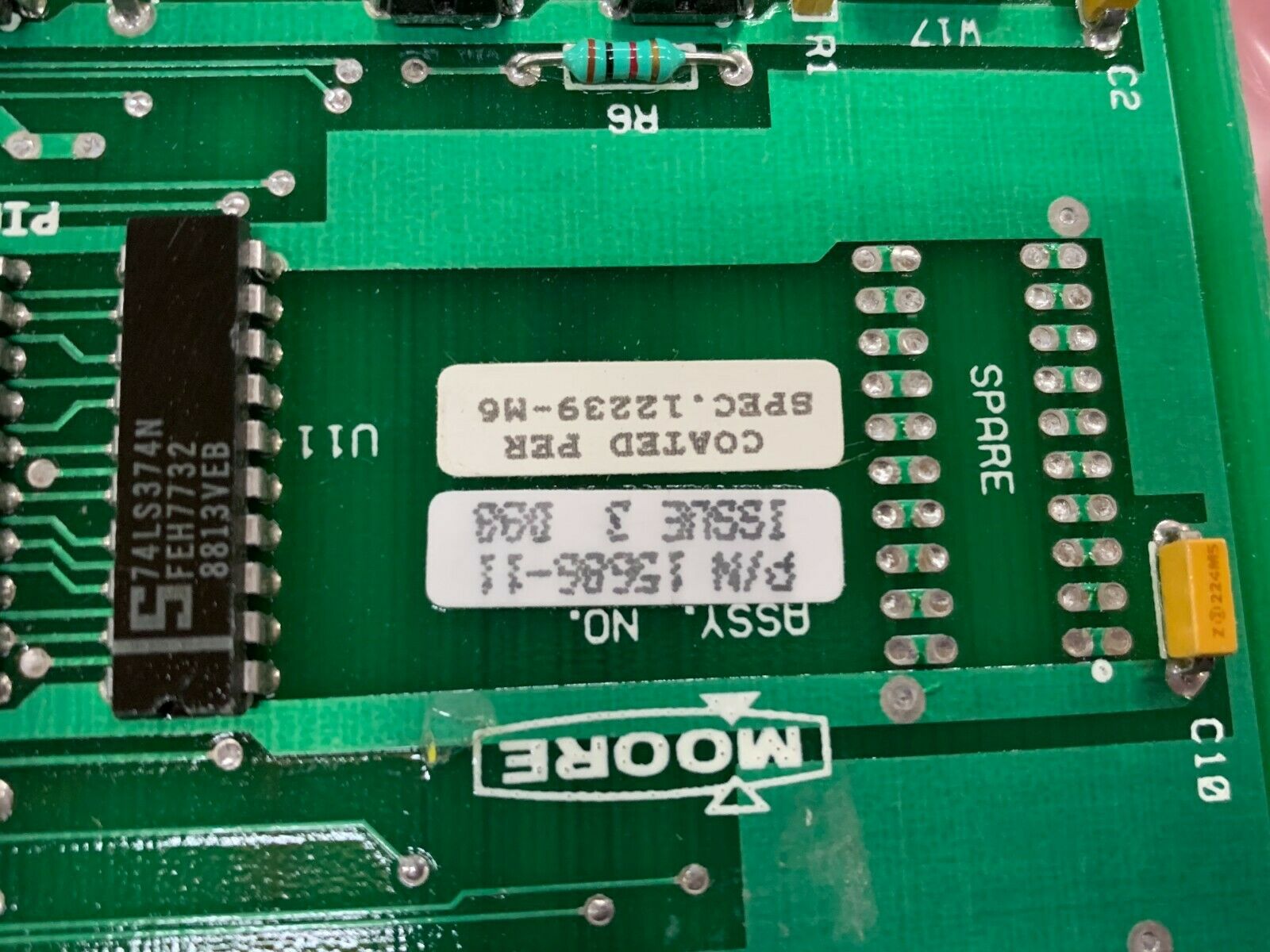 USED MOORE CIRCUIT BOARD 15686-11