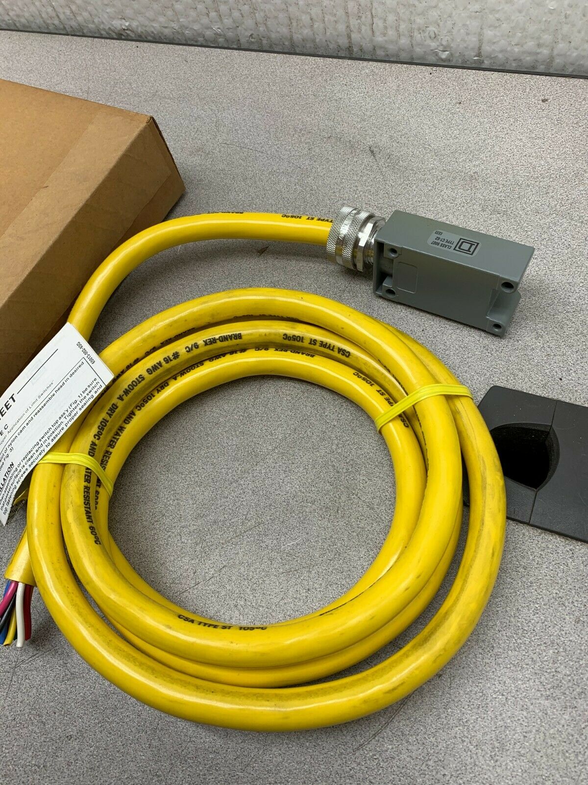 NEW SQUARE D LIMIT SWITCH RECEPTACLE 9007 CT62 Y1852