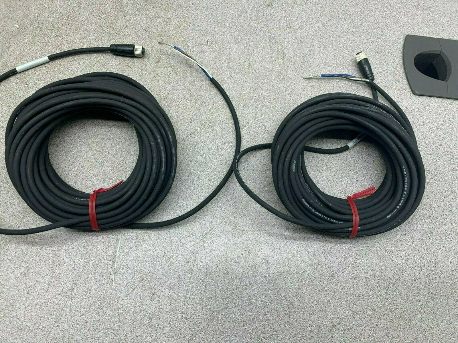 LOT OF 2 NEW NO BOX KEYENCE CABLES 0P73865