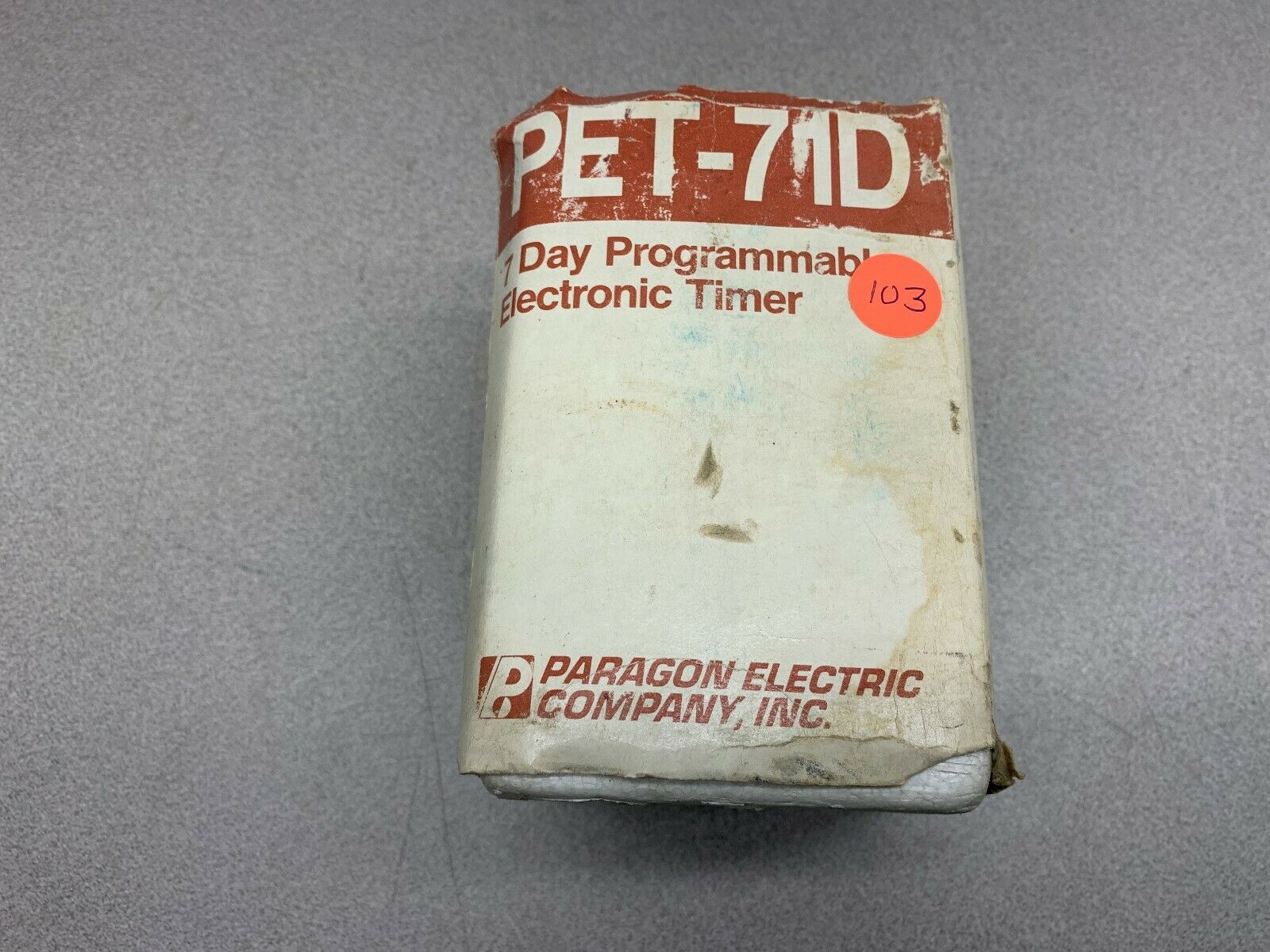 NEW NO BOX PARAGON TIMER PET71D-24