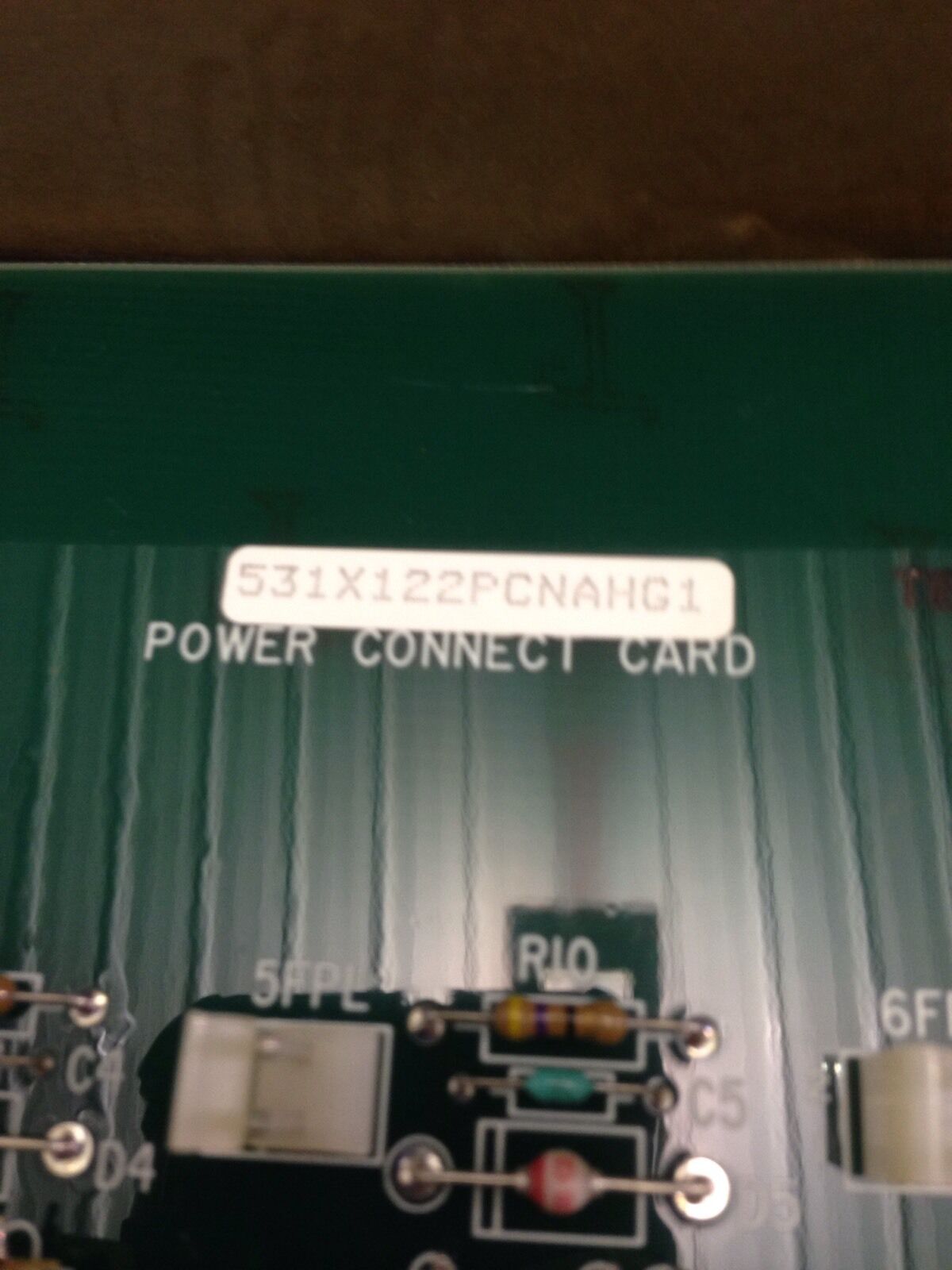 NEW IN BOX GENERAL ELECTRIC POWER CONNECT CARD 531X122PCNAHG1