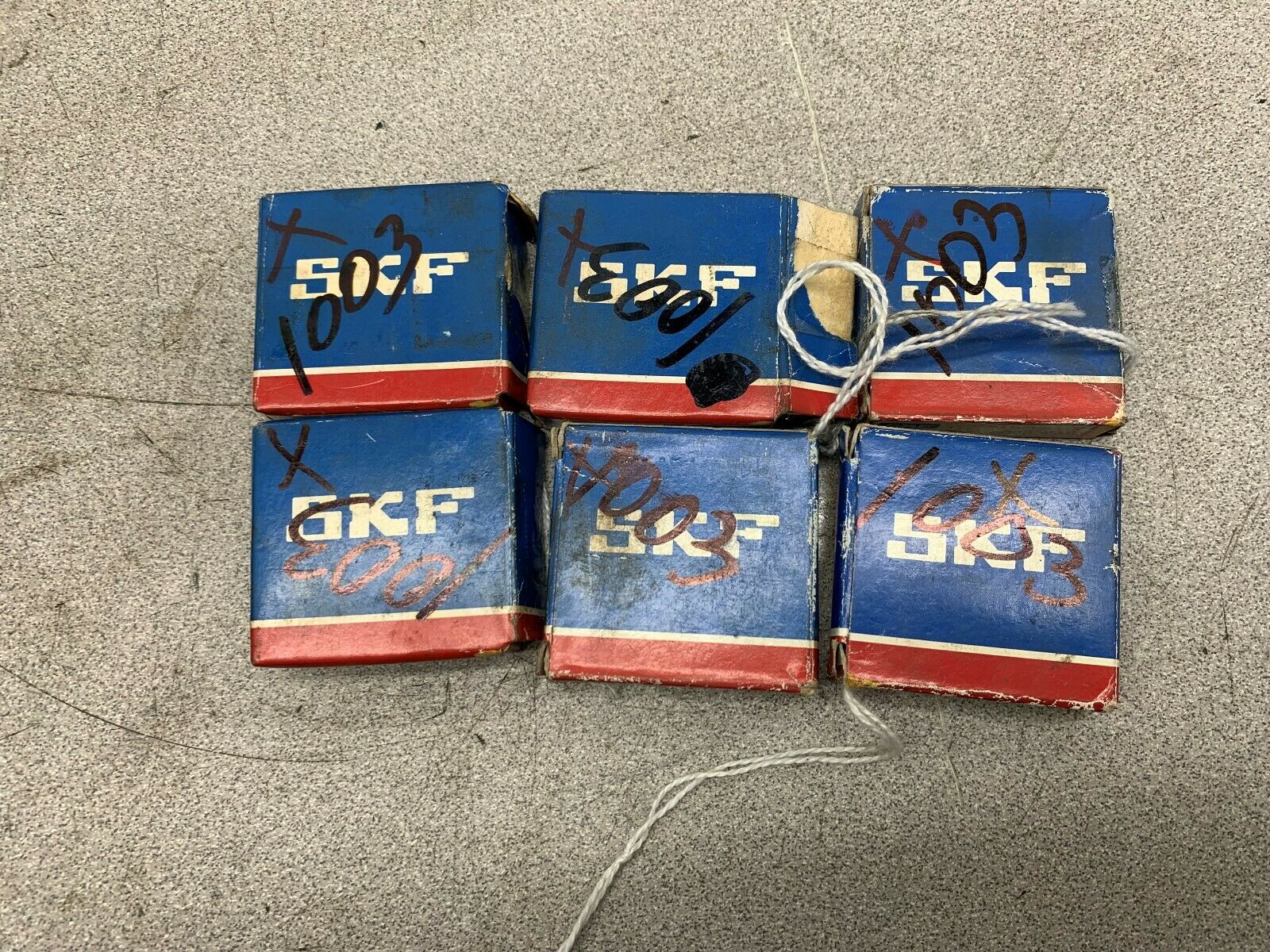 LOT OF 6 NEW IN BOX SKF BEARING 6003 JEM