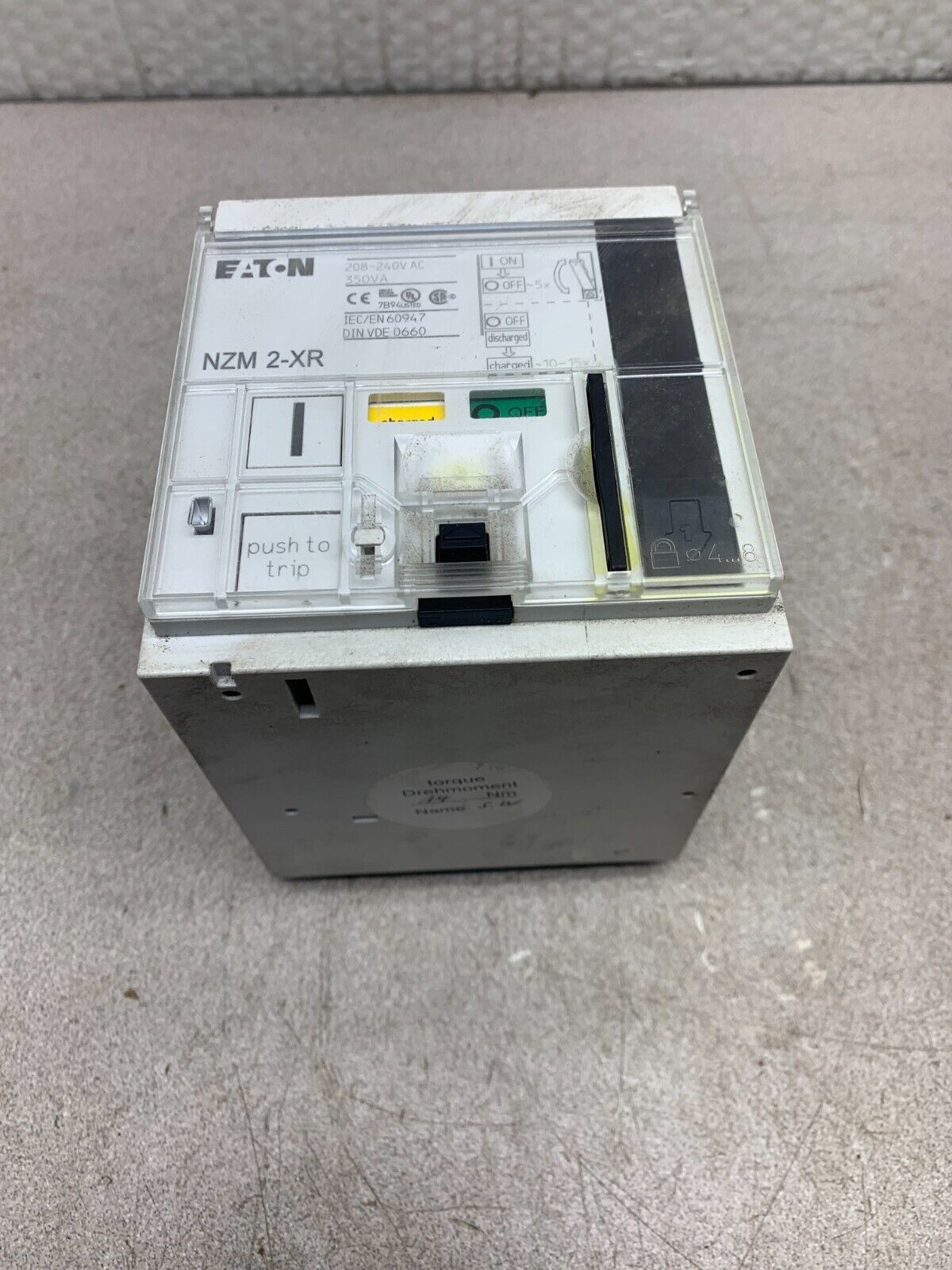 USED EATON CUTLER-HAMMER BREAKER REMOTE OPERATOR NZM 2-XR