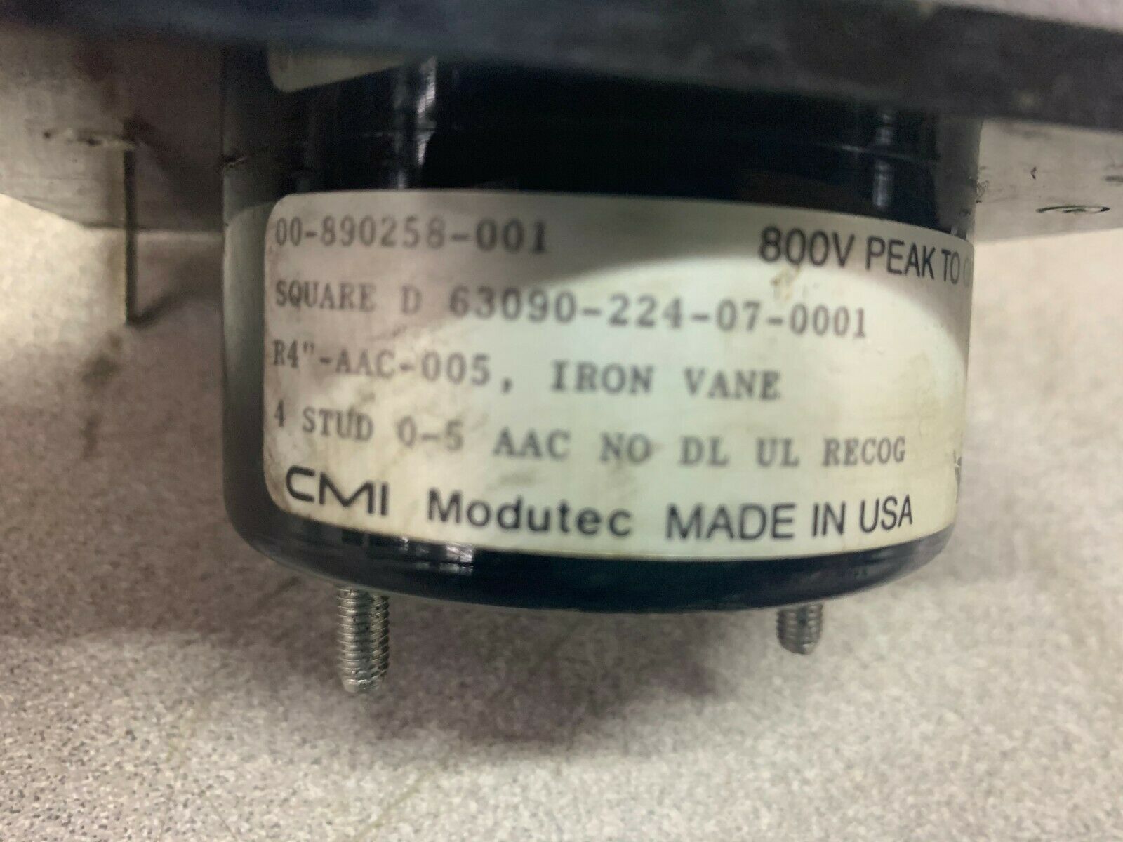 NEW NO BOX SQUARE D 0-200 ACA METER 63090-224-07-0001