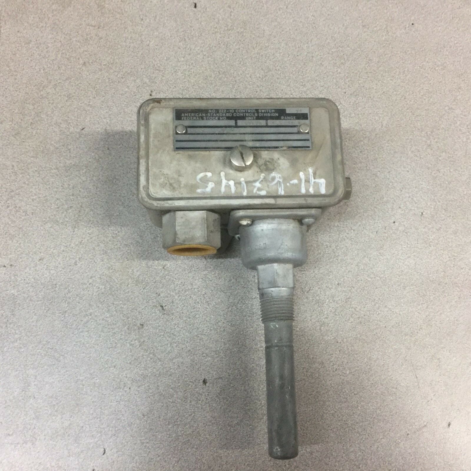 USED AMERICAN STANDARD CONTROLS 222-10 TEMPARITURE SWITCH 140-215 F 2221676