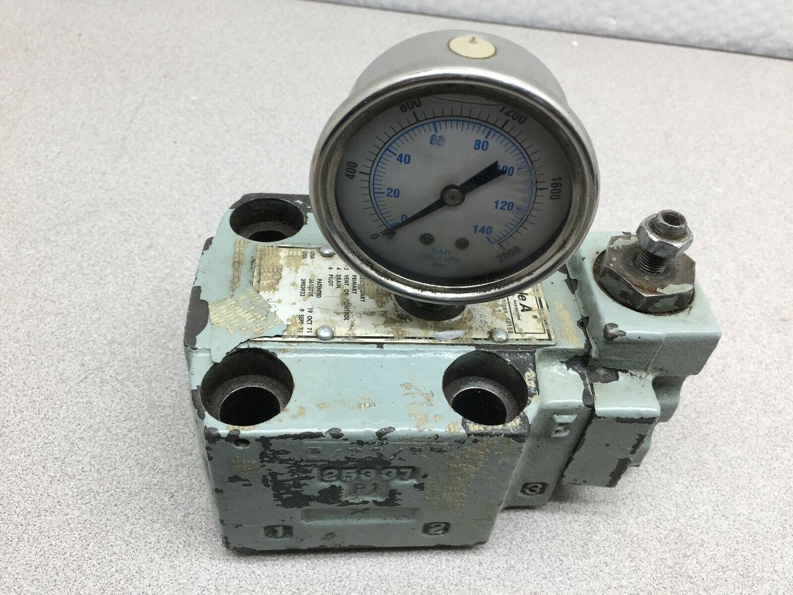 USED DOUBLE A PRESSURE RELIEF VALVE BQB061M10A4