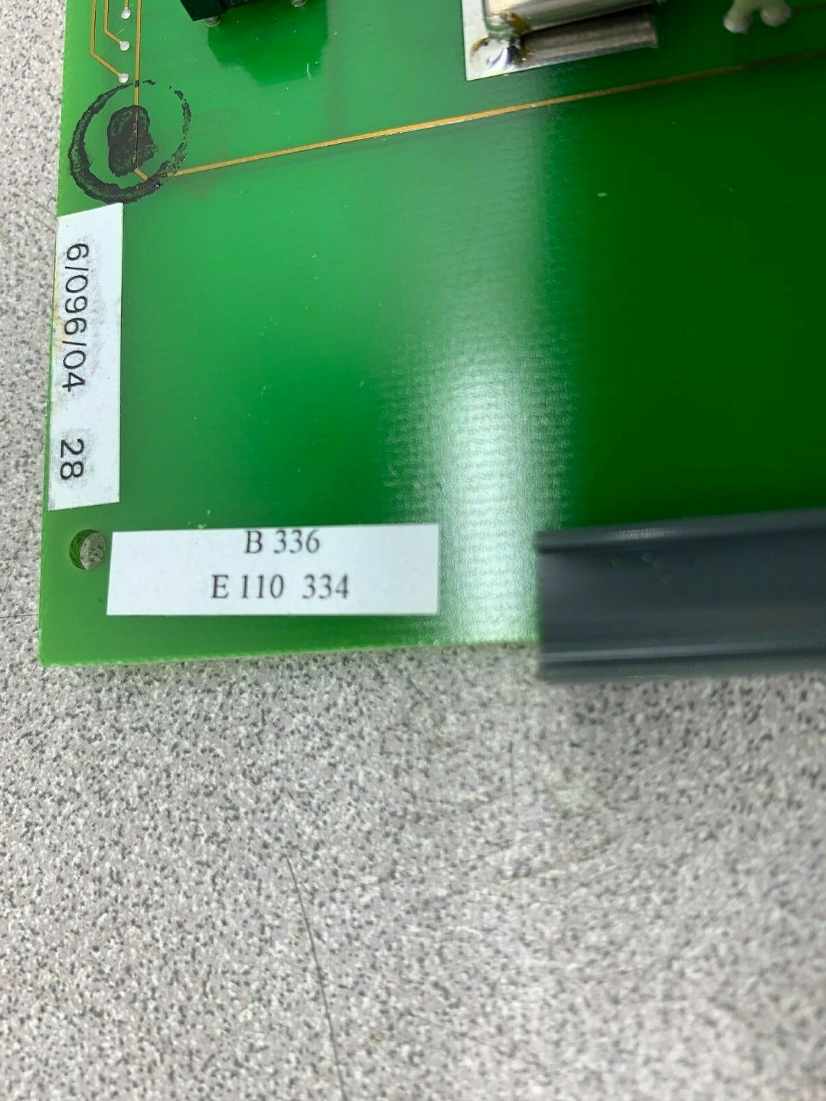 USED EMHART CIRCUIT BOARD E110334