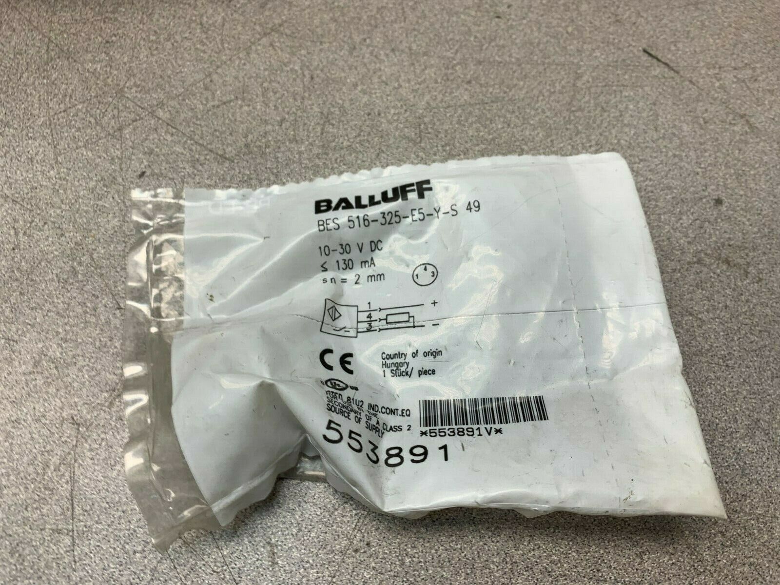 NEW IN BAG BALLUFF SENSOR BES 516-325-E5-Y-S 49