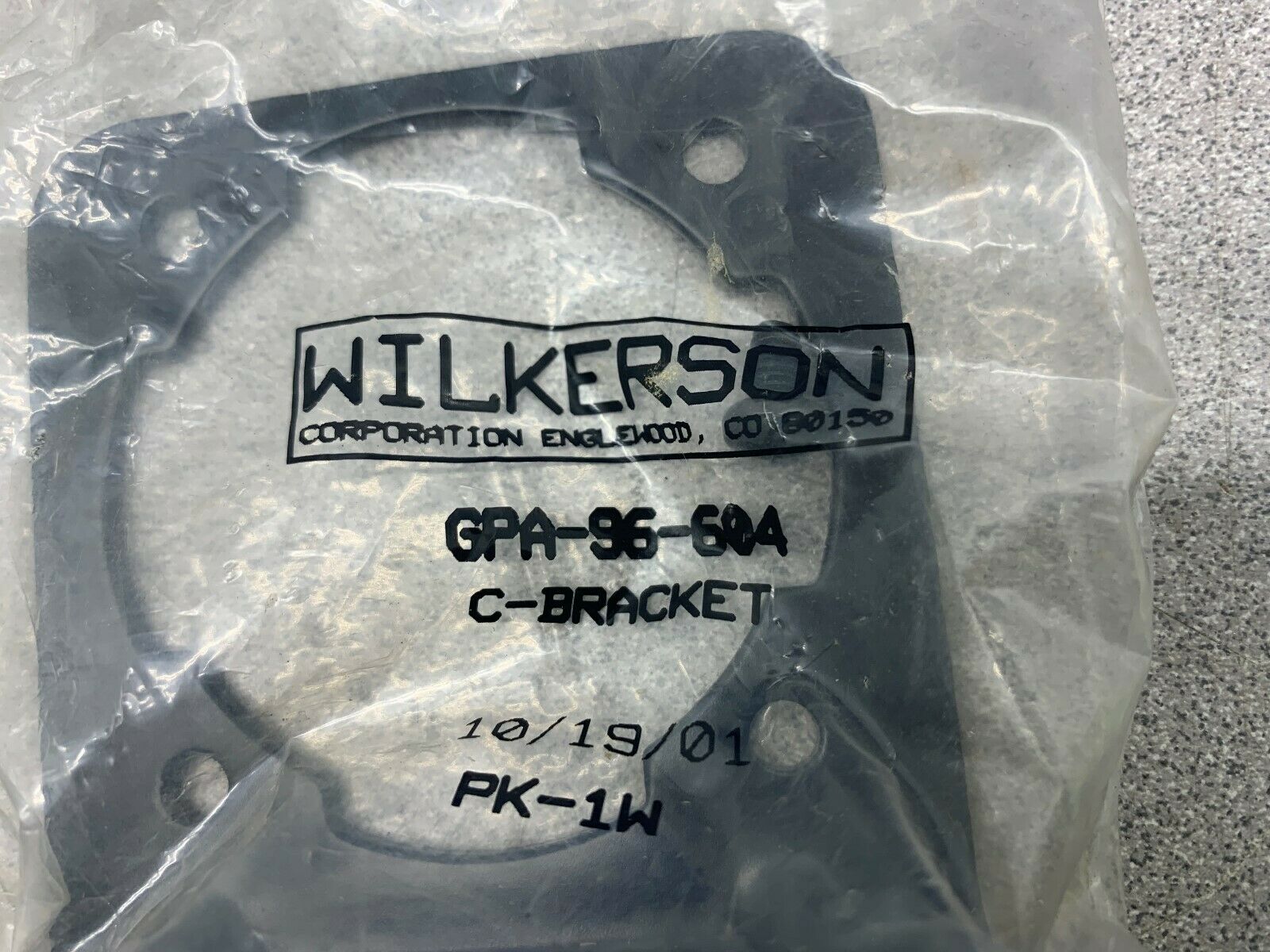 LOT OF 2 NEW NO BOX WILKERSON BRACKET GPA-96-60A