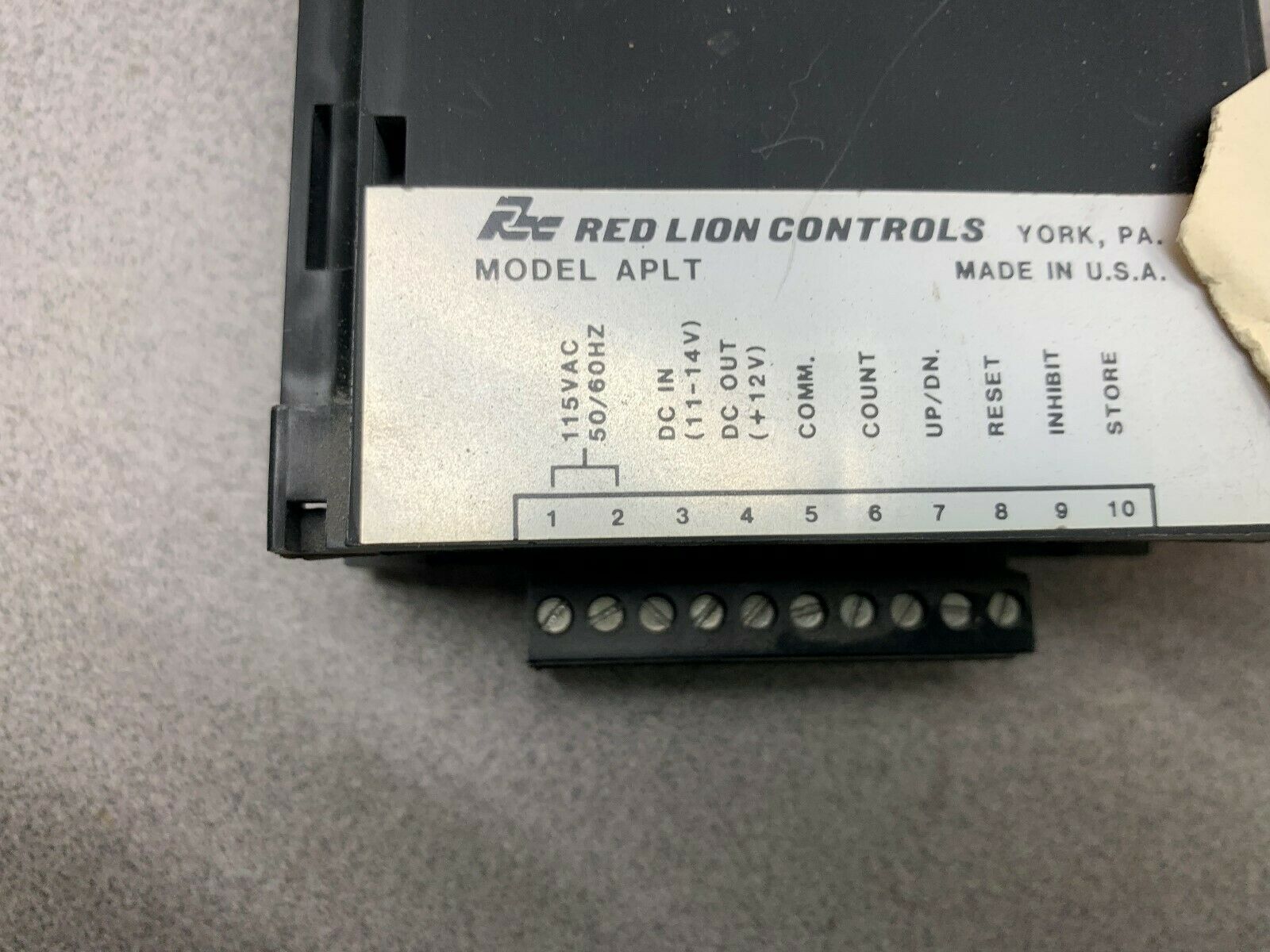 USED REDLION CONTROLS COUNTER  APLT0600