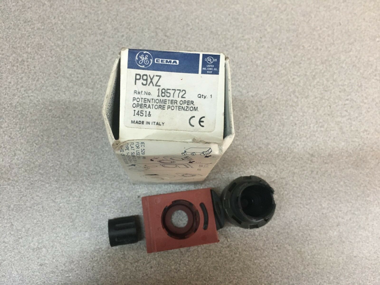 NEW IN BOX GENERAL ELECTRIC POTENTIOMETER P9XZ