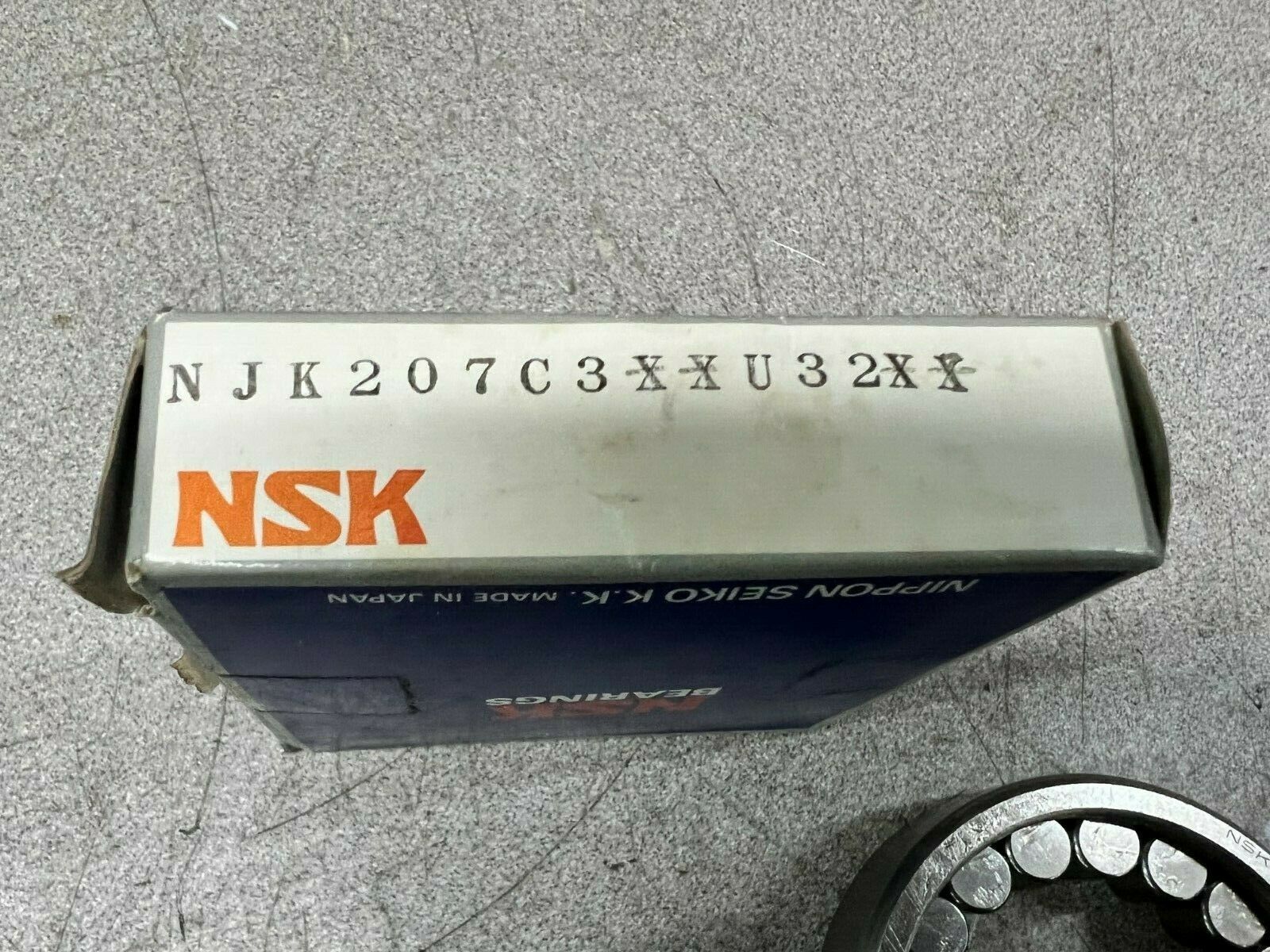 NEW IN BOX NSK NJK207 K207 CYLINDRICAL BEARING  NJK207C3XXU32XX