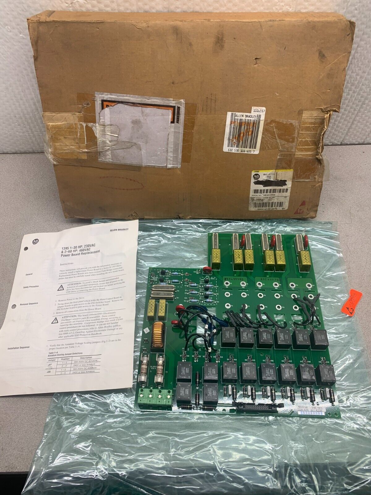 NEW IN BOX ALLEN-BRADLEY 155507 POWER REGULATOR BOARD SP-155507