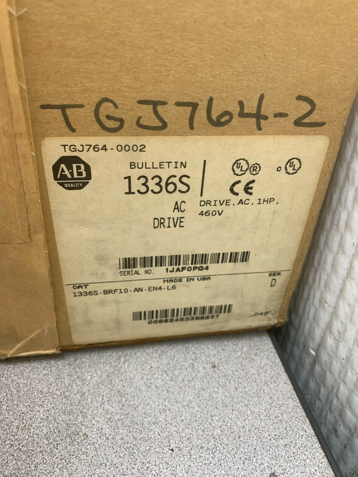 NEW IN BOX ALLEN-BRADLEY 1HP AC DRIVE 1336S-BRF10-AN-EN4-L6 SERIES D