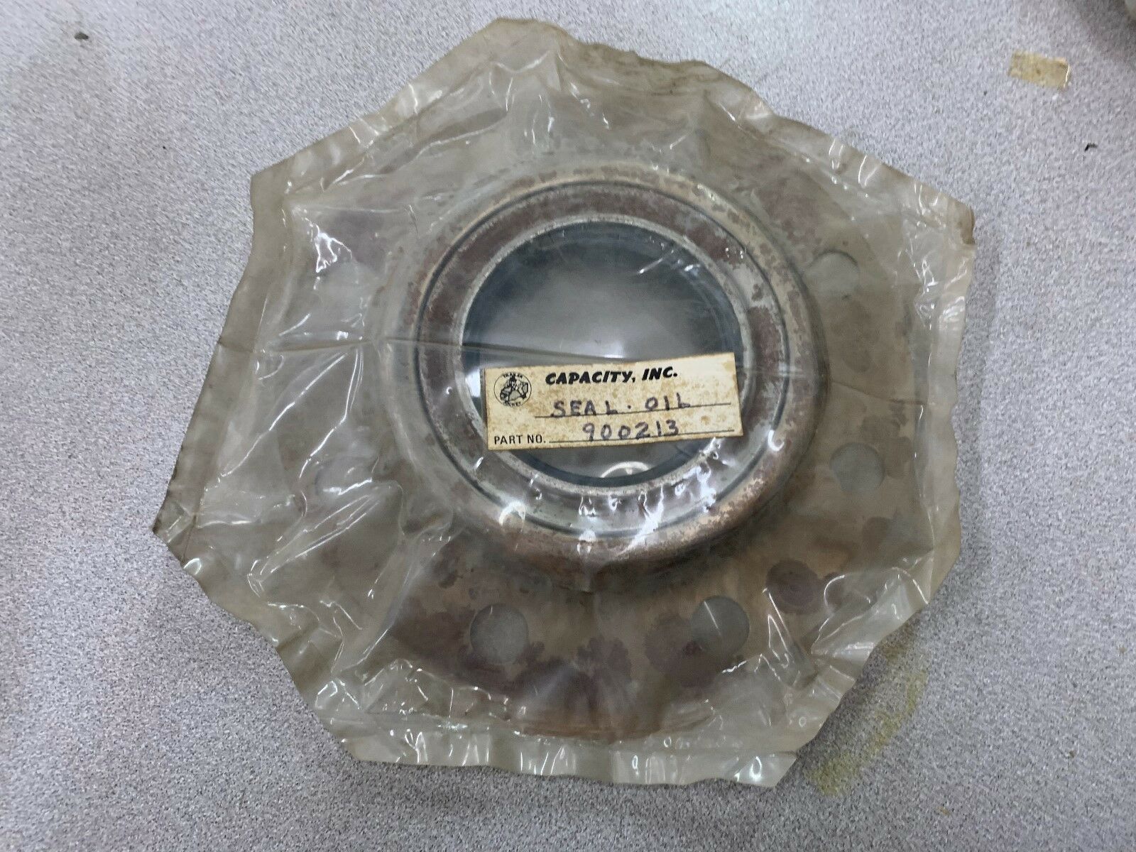 NEW NO BOX CAPACITY INC. SEAL 900213