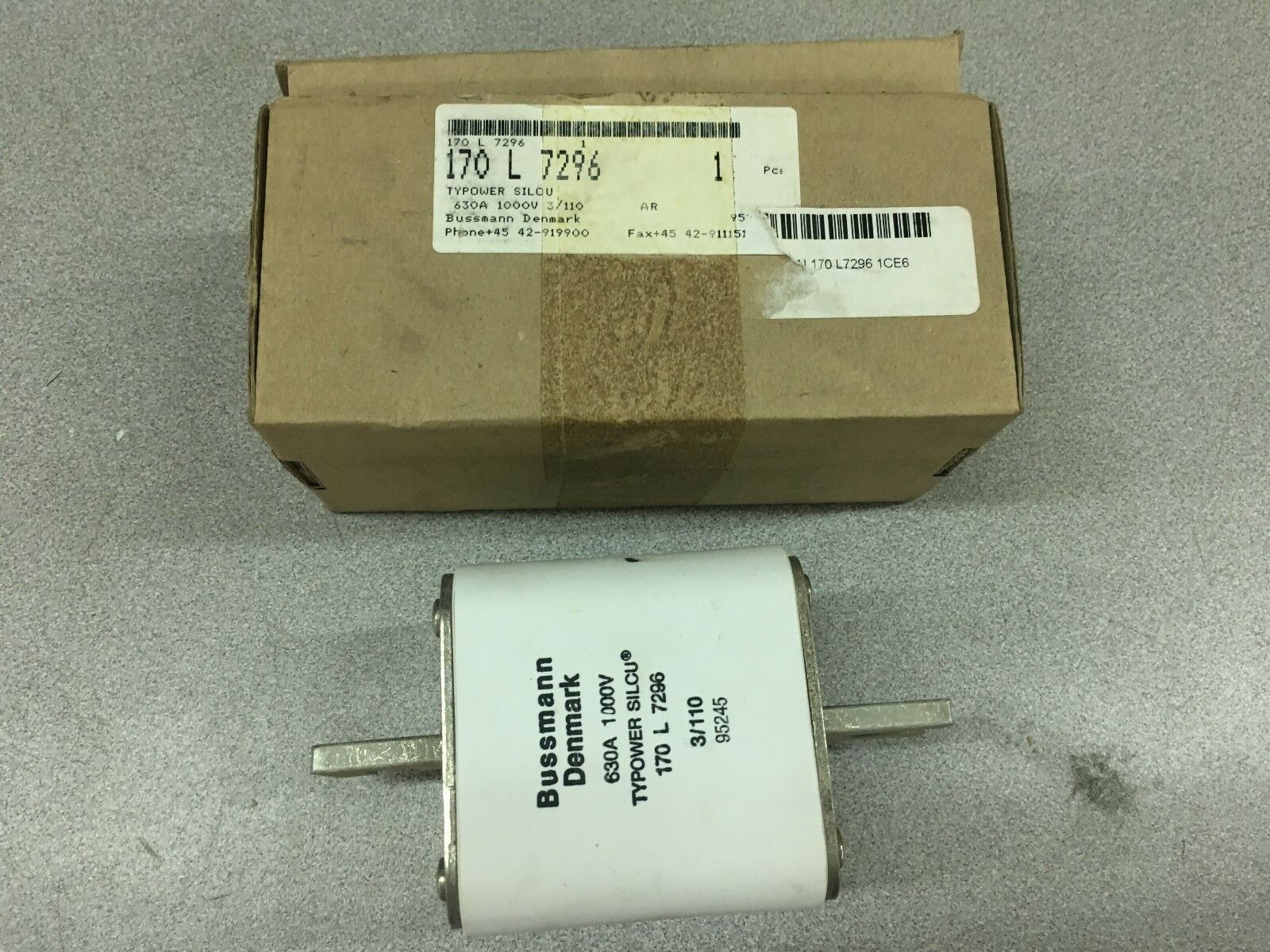 NEW IN BOX BUSSMAN FUSE 170 L 7296