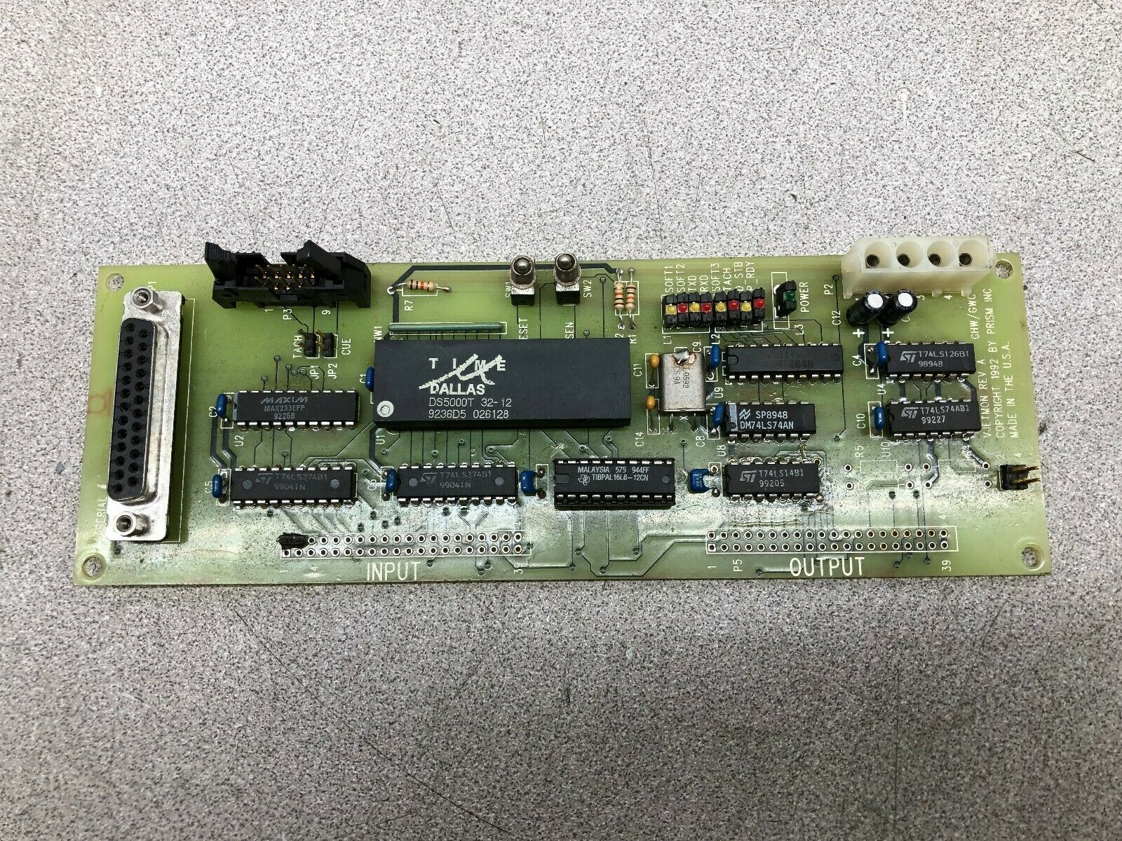 USED PRISM CIRCUIT BOARD VJETMON REV A