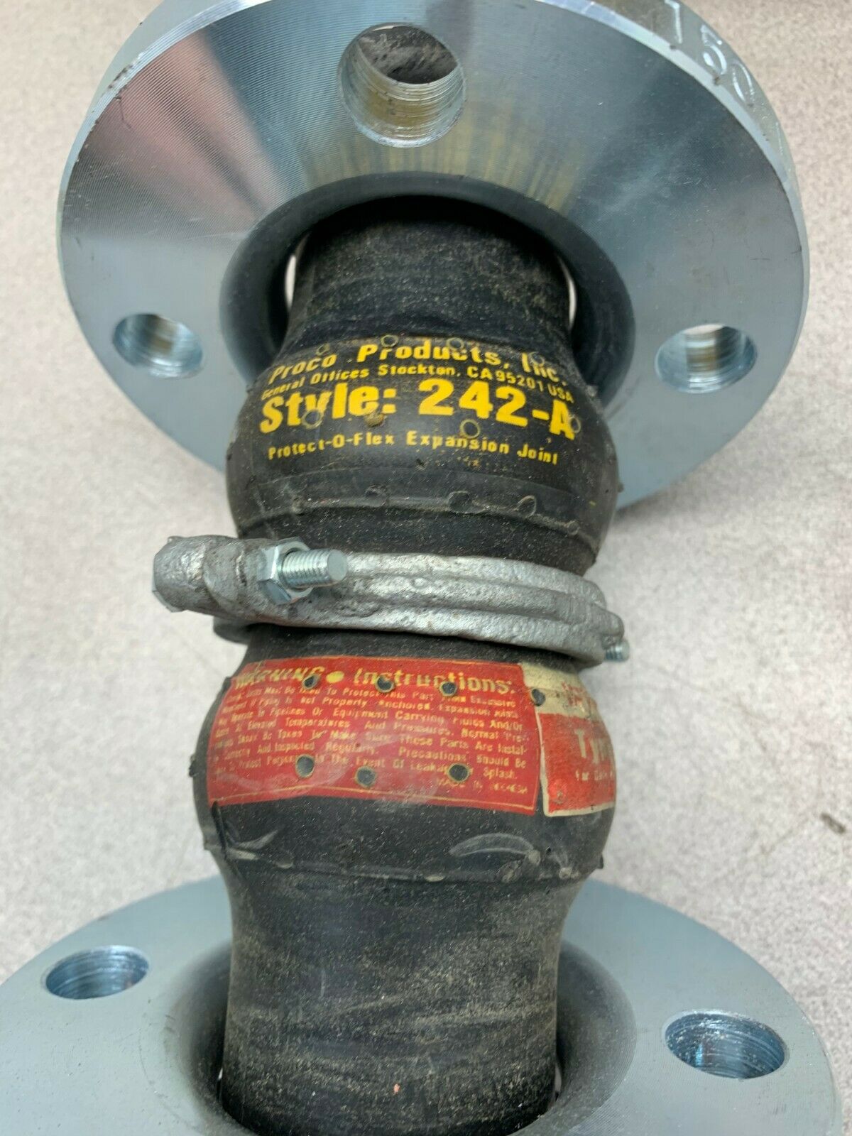 NEW PROCO 1.5"X7" NEOPRENE EXPANSION JOINT 242-A/EE PROTECT-O-FLEX