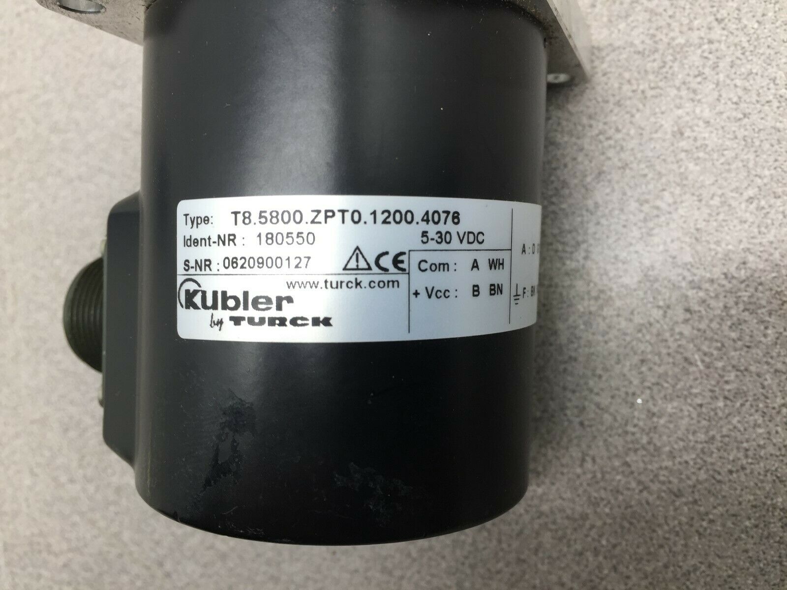 USED TURCK 5-30VDC ENCODER T8.5800.ZPTO.1200.4076