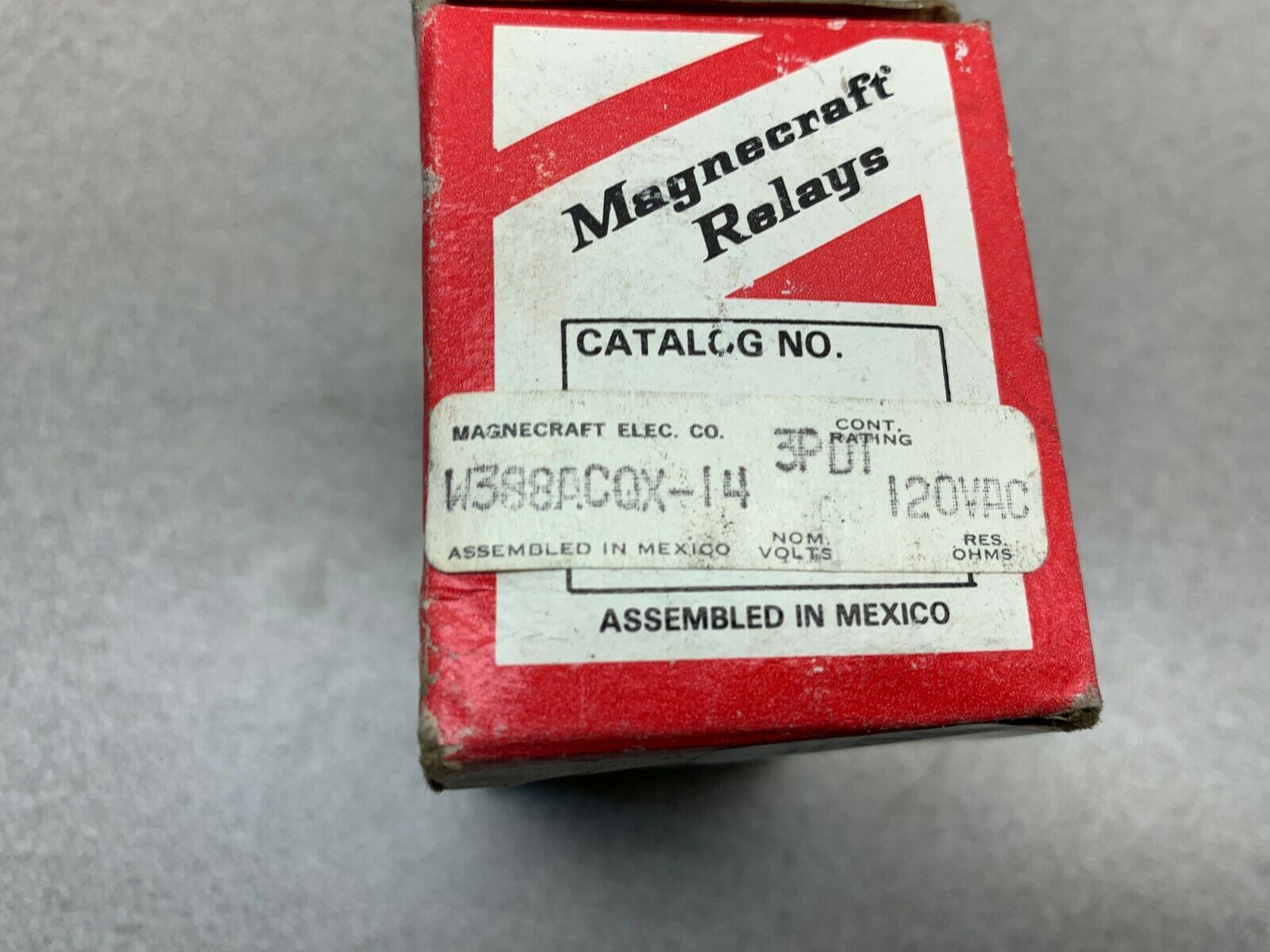 LOT OF 2 NEW IN BOX MAGNECRAFT RELAY W388PC0X-14