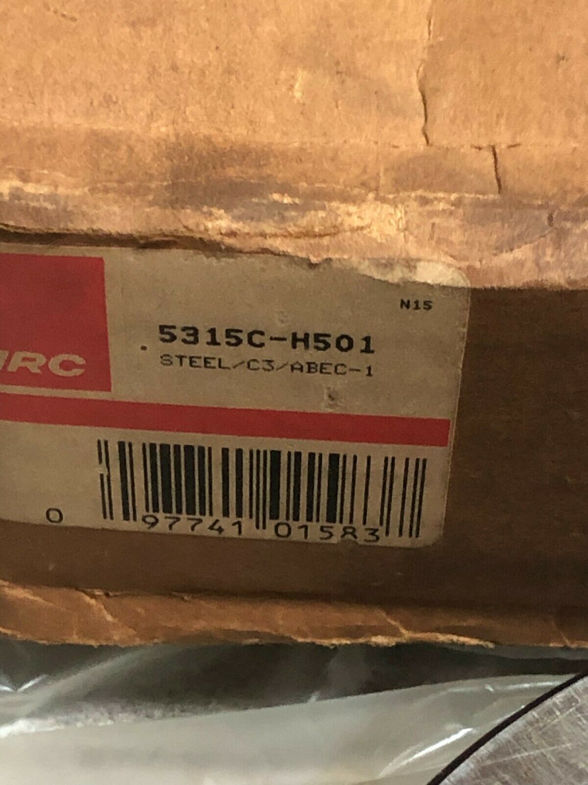 NEW IN BOX MRC 5315 C H501 ROLLER BALL BEARING 5315C-H501 STEEL/C3/ABEC-1