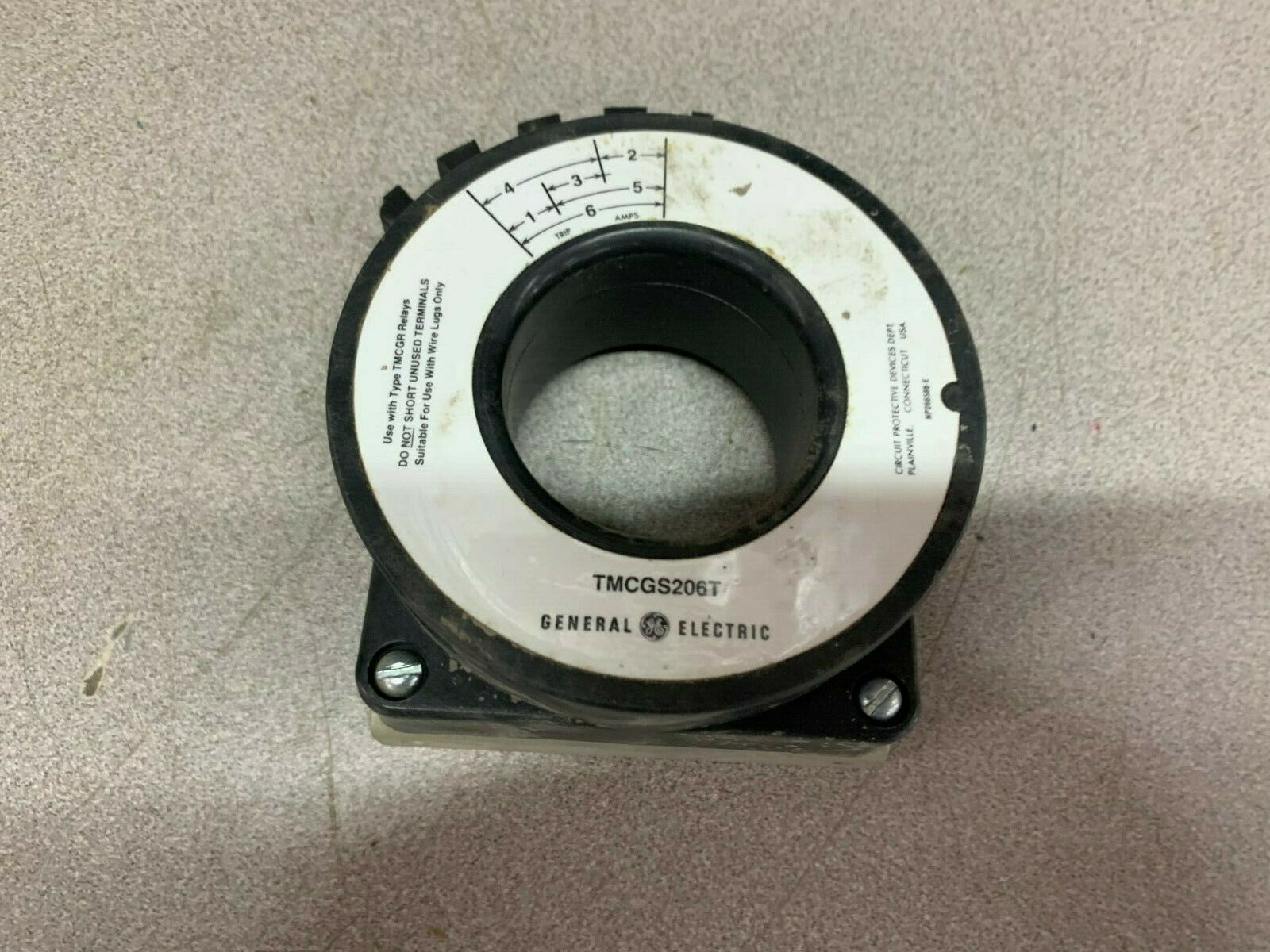 NEW NO BOX GE CURRENT TRANSFORMER TMCGS206T