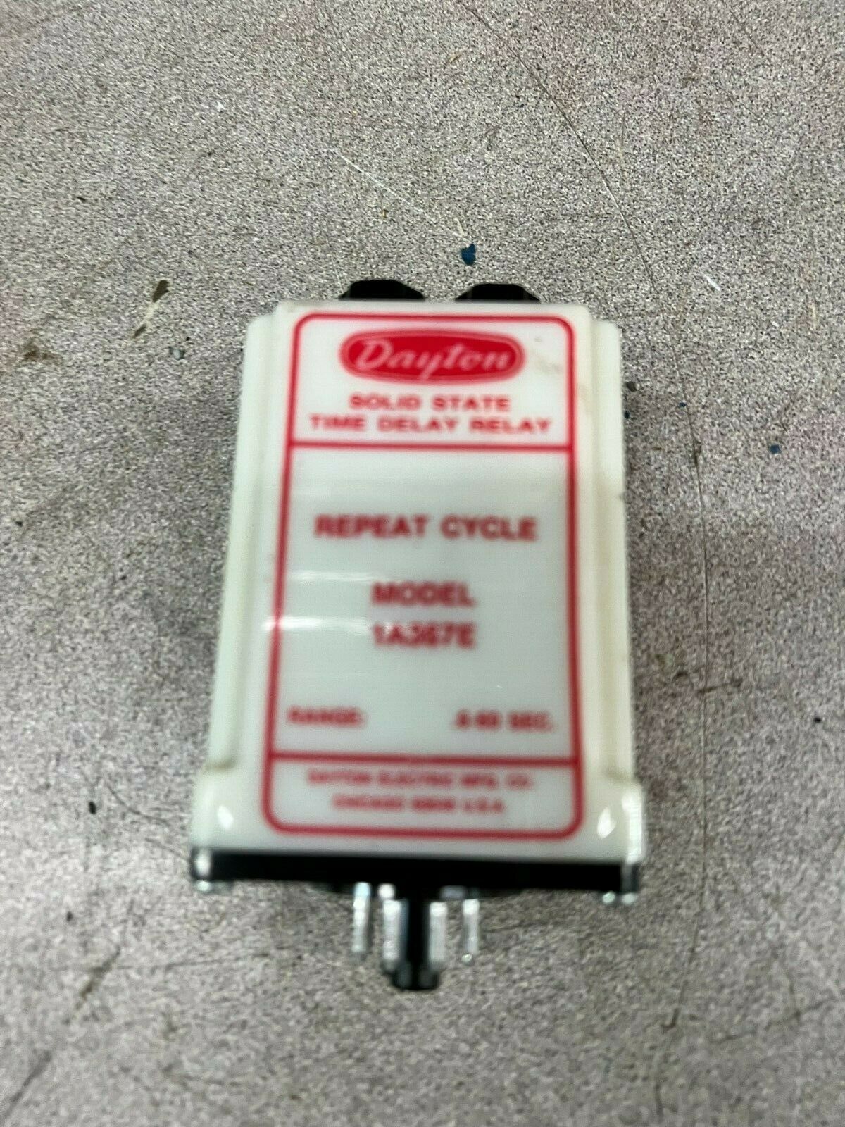 USED DAYTON RELAY 1A367E