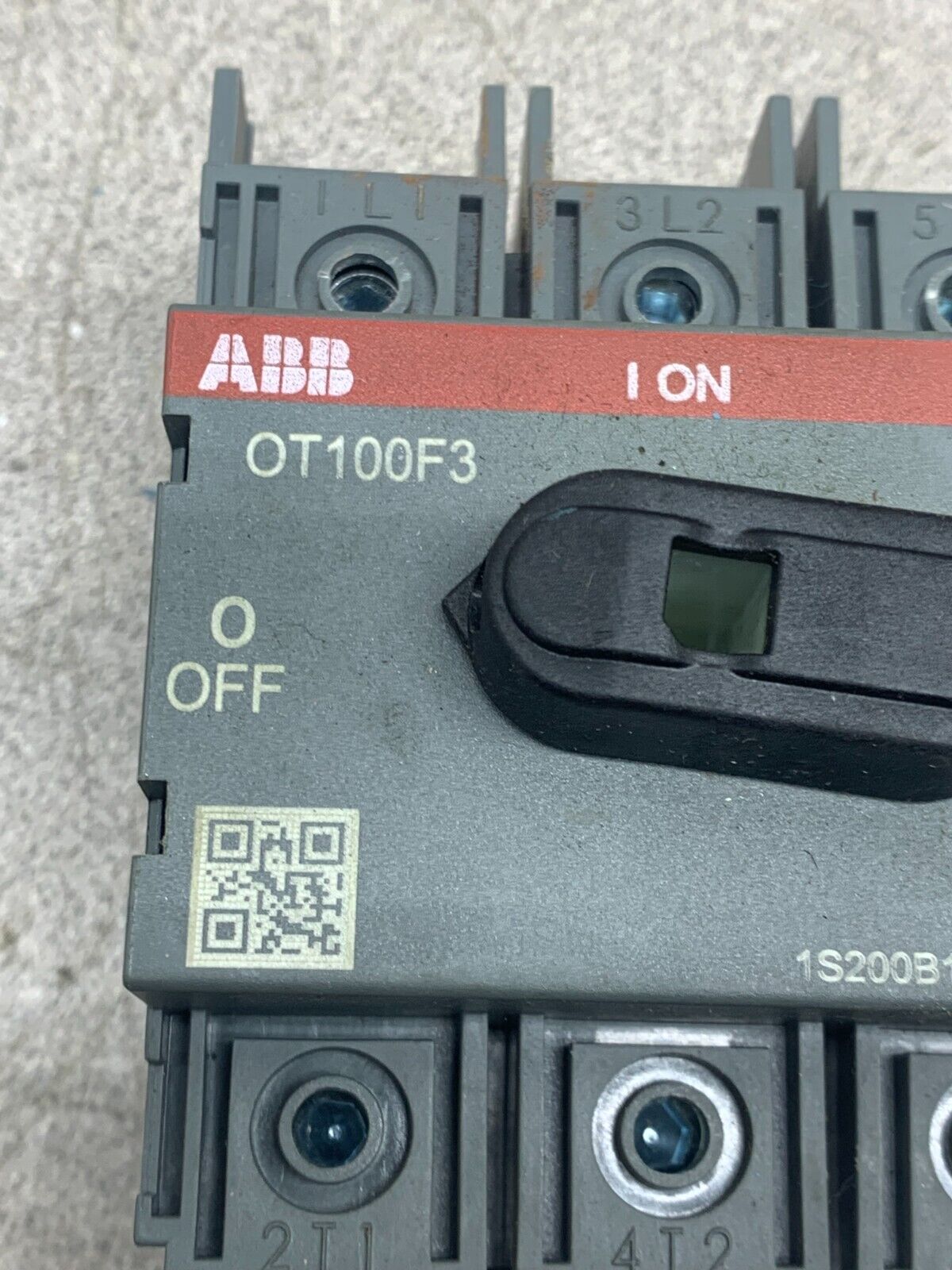 USED ABB OT100F3 DISCONNECT SWITCH 1S200B11548300003