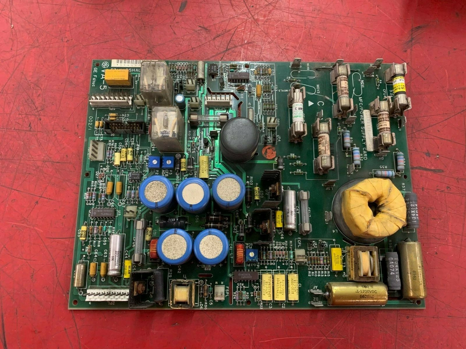 USED GENERAL ELECTRIC 531X111PSHAPG3 POWER SUPPLY CARD F31X111PSHALGIFRO1/0