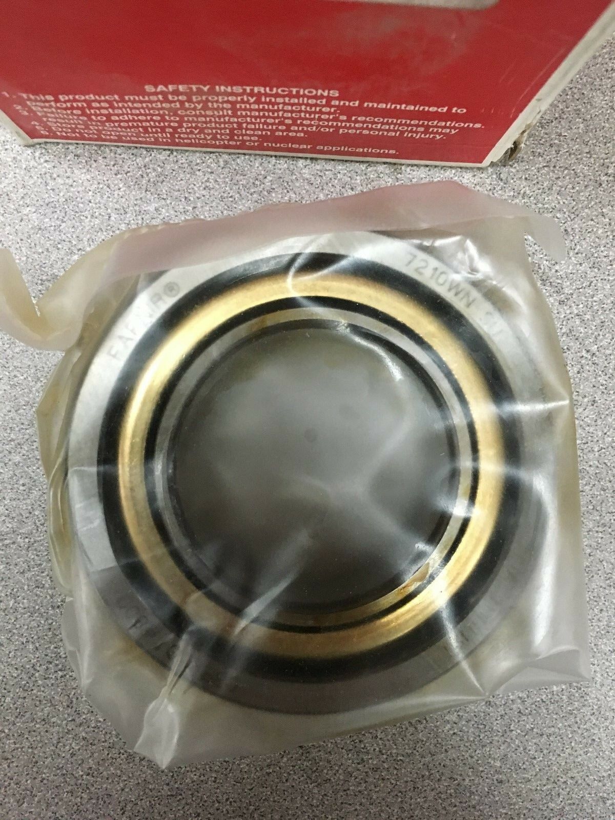 NEW IN BOX FAFNIR BEARING 7210WNSU