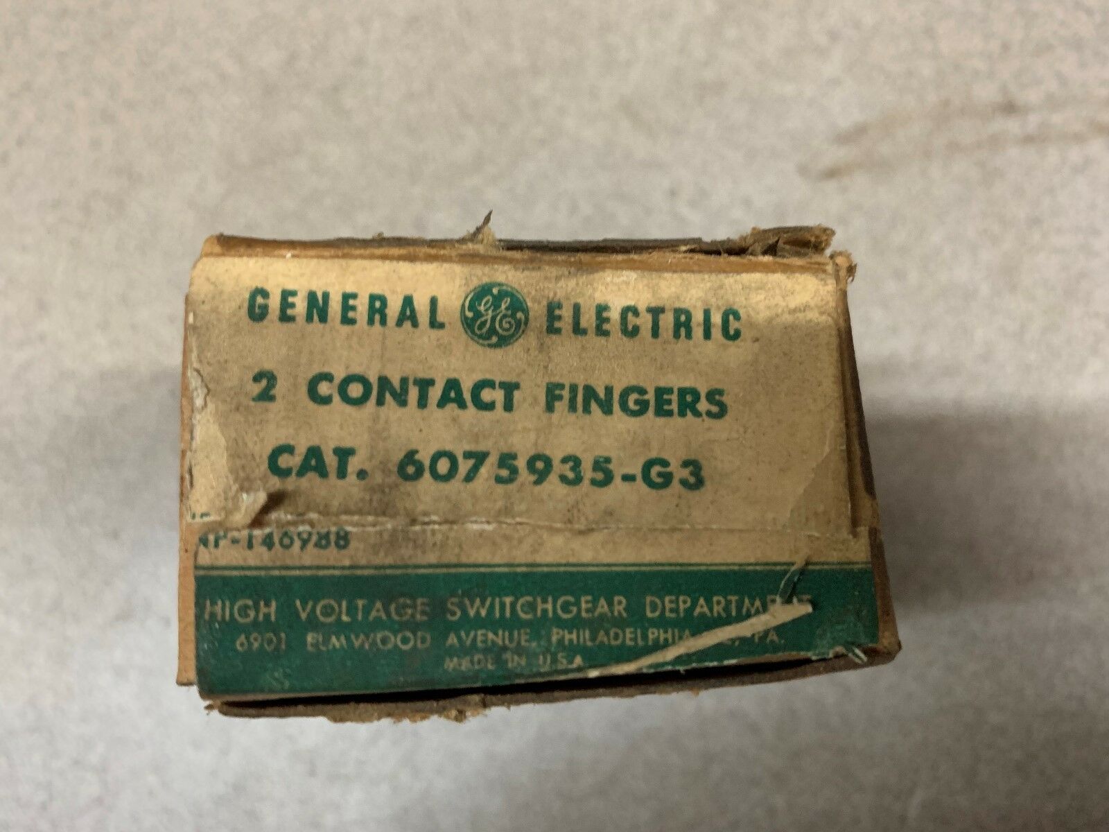 NEW IN BOX GE CONTACT FINGERS 6075935-G3