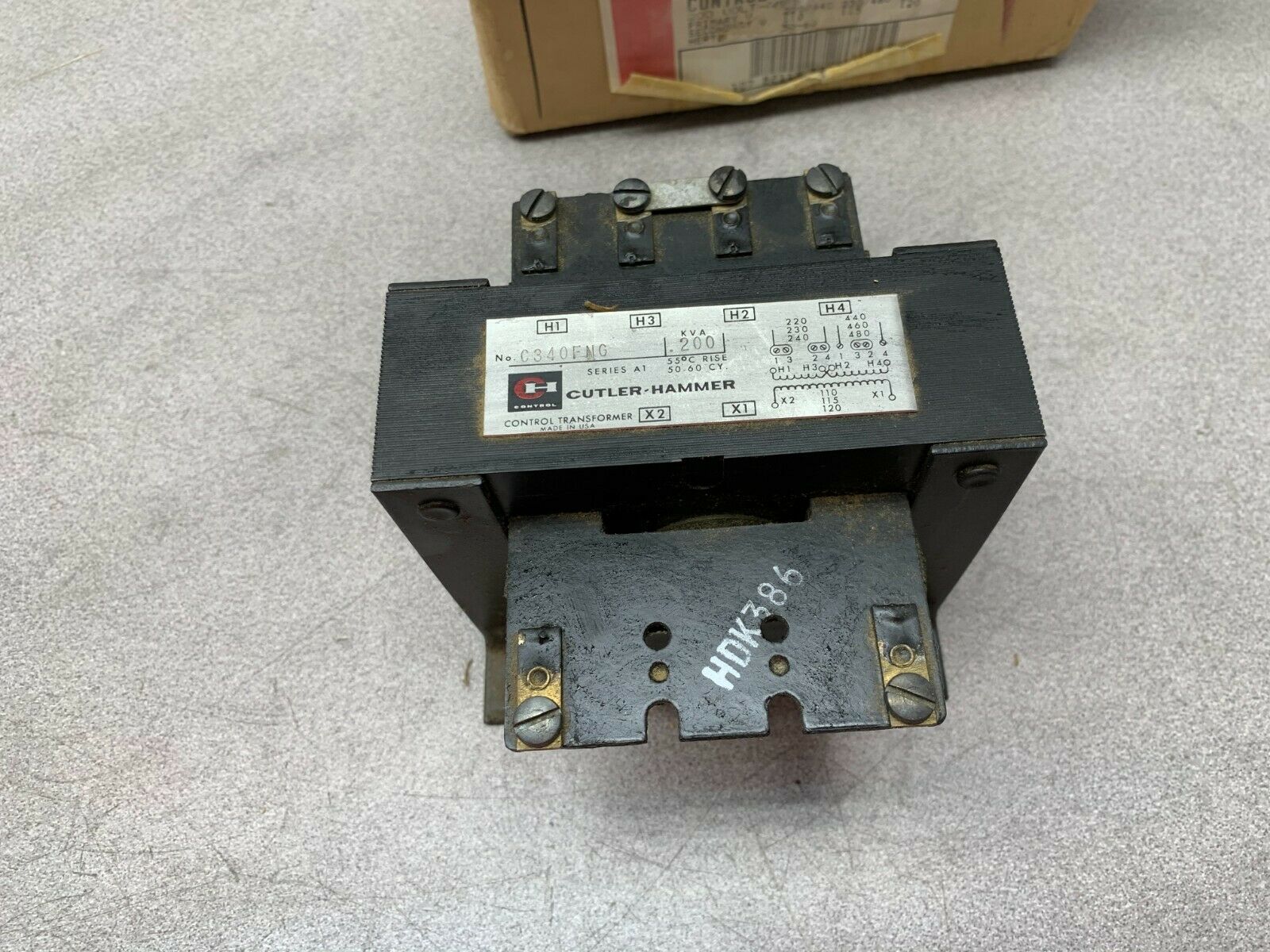 NEW IN BOX CUTLER-HAMMER CONTROL TRANSFORMER C340FNG