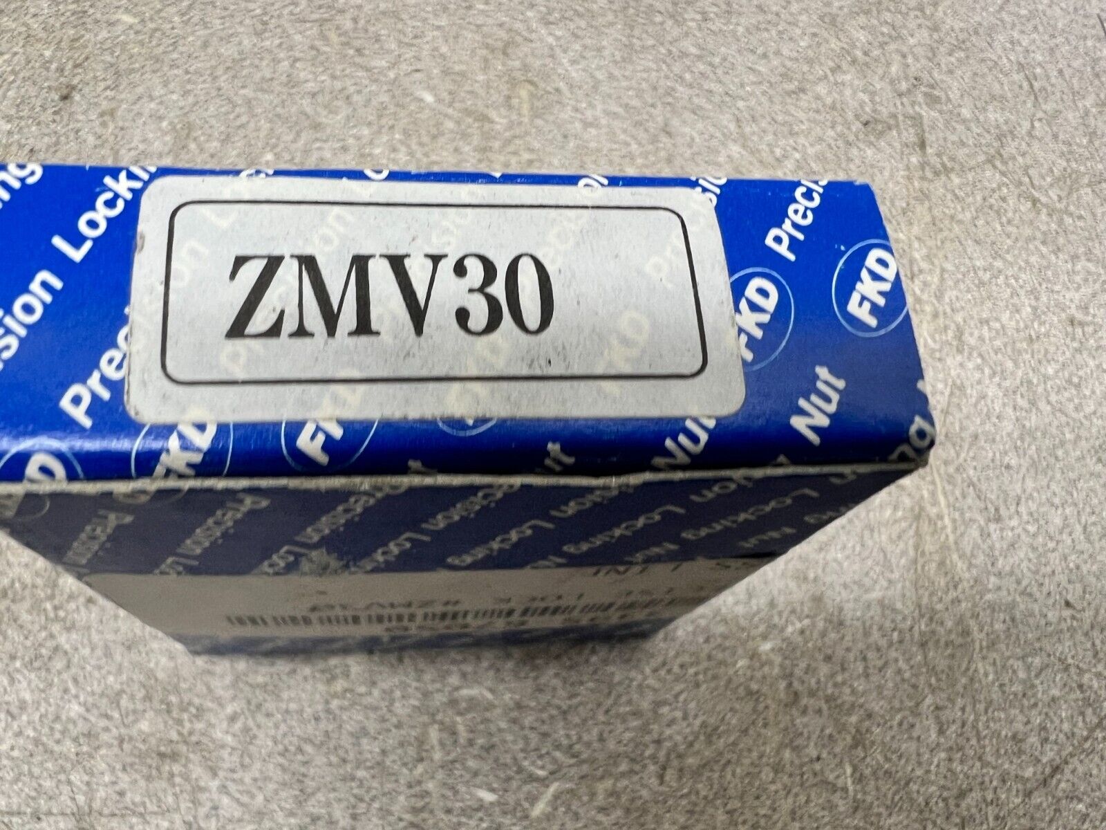 NEW IN BOX FKD LOCKING NUT ZMV30