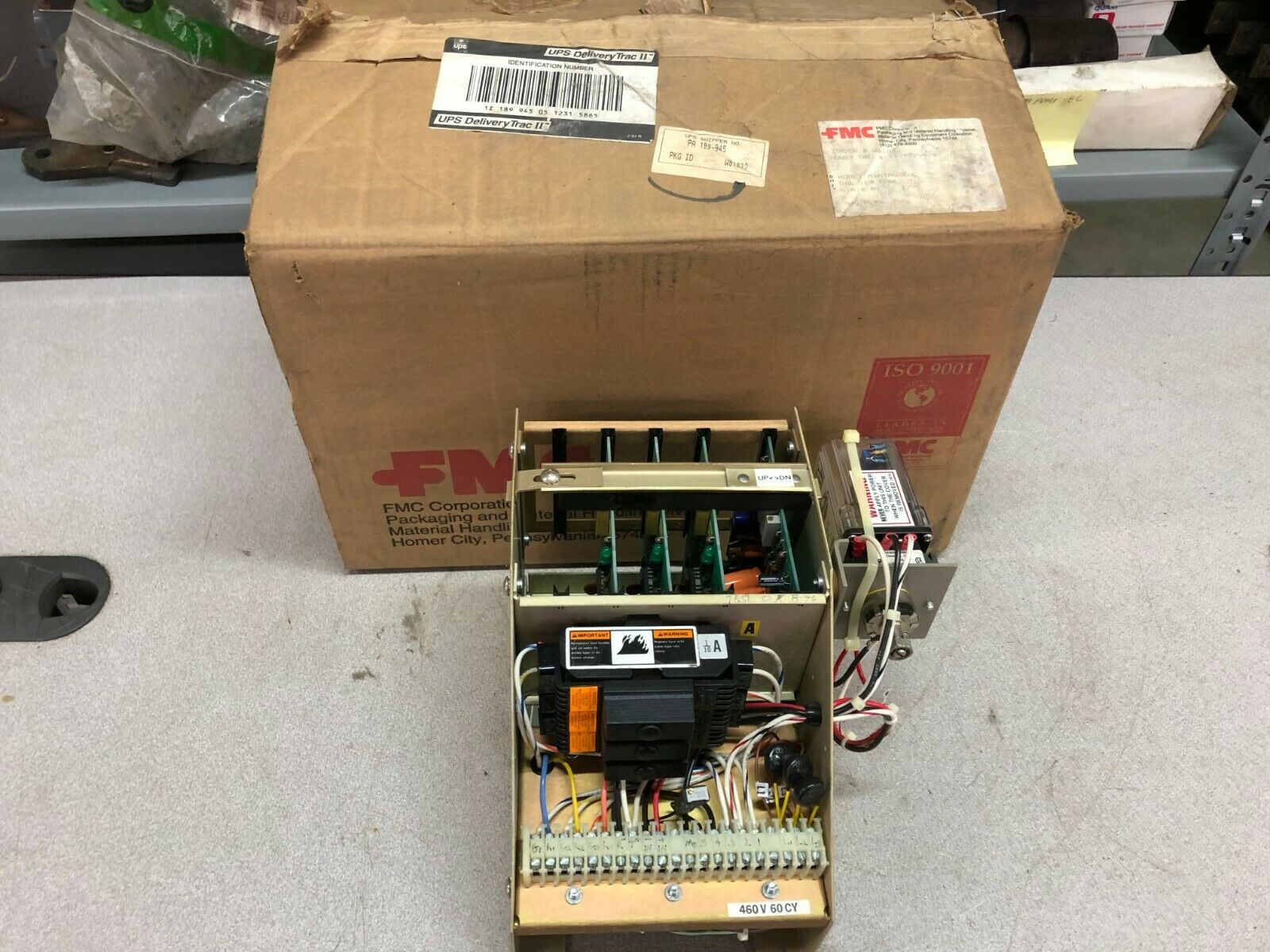 NEW IN BOX FMC SYNTRON 220970-A CONTROL UNIT WITH 216208-A AND 220978-A