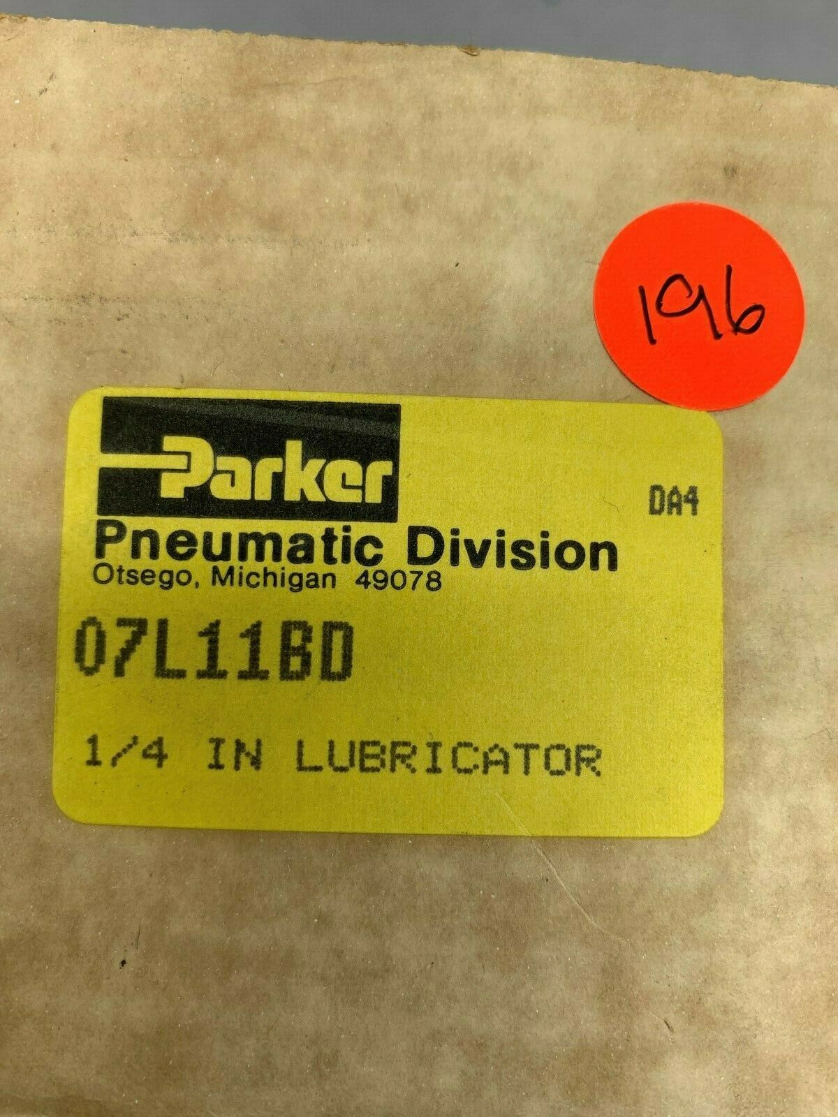 NEW IN BOX PARKER VALVE 07L11BD