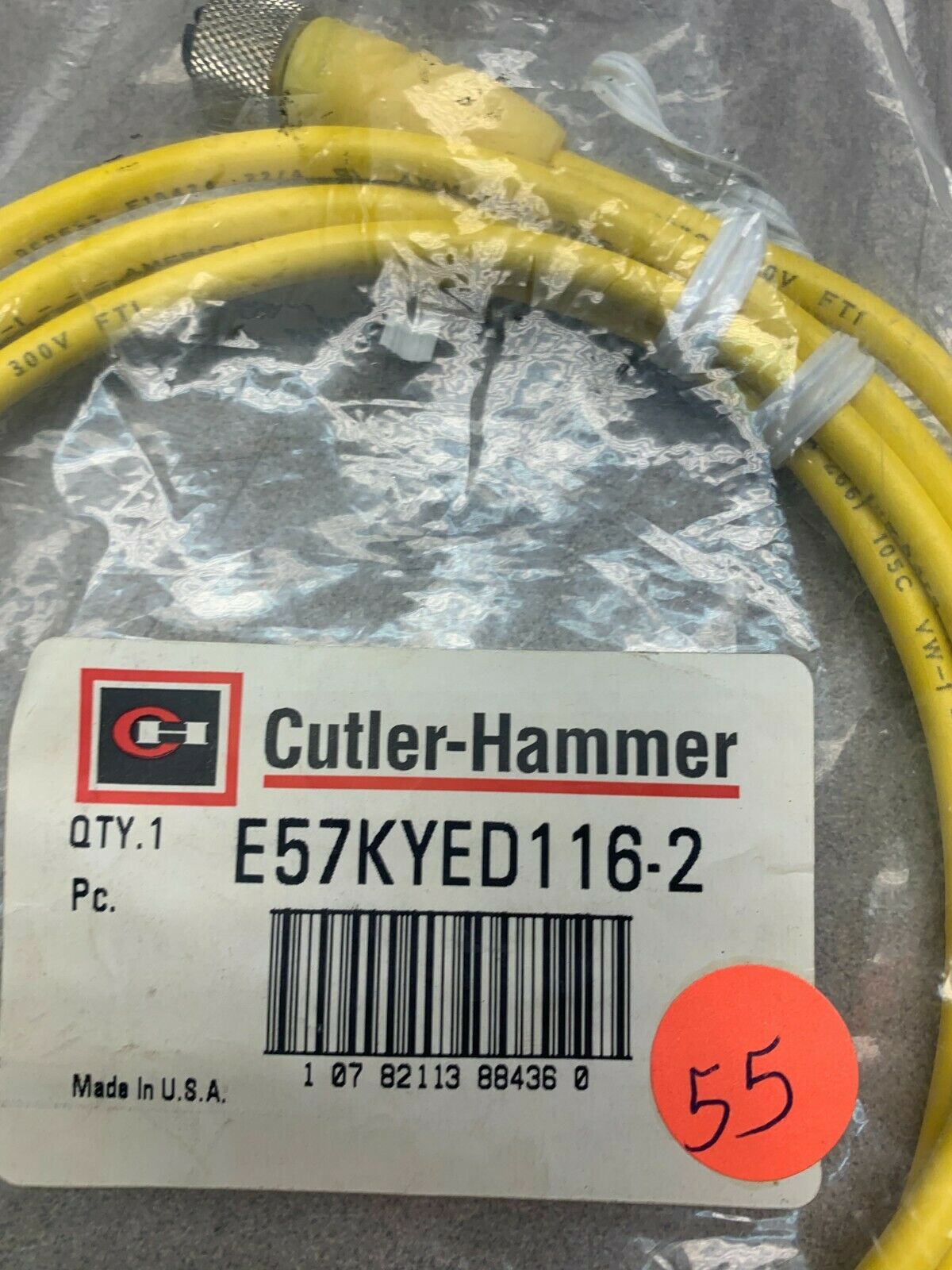 NEW IN BAG CUTLER HAMMER CORD E57KYED116-2