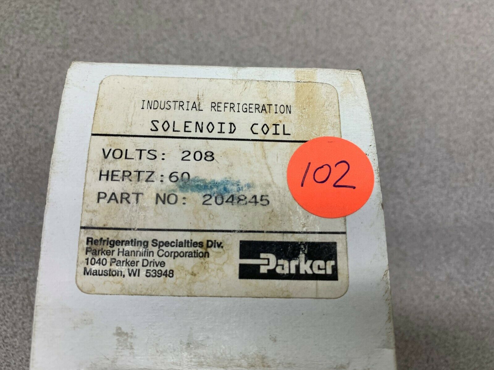 NEW IN BOX PARKER COIL R-EH4C10