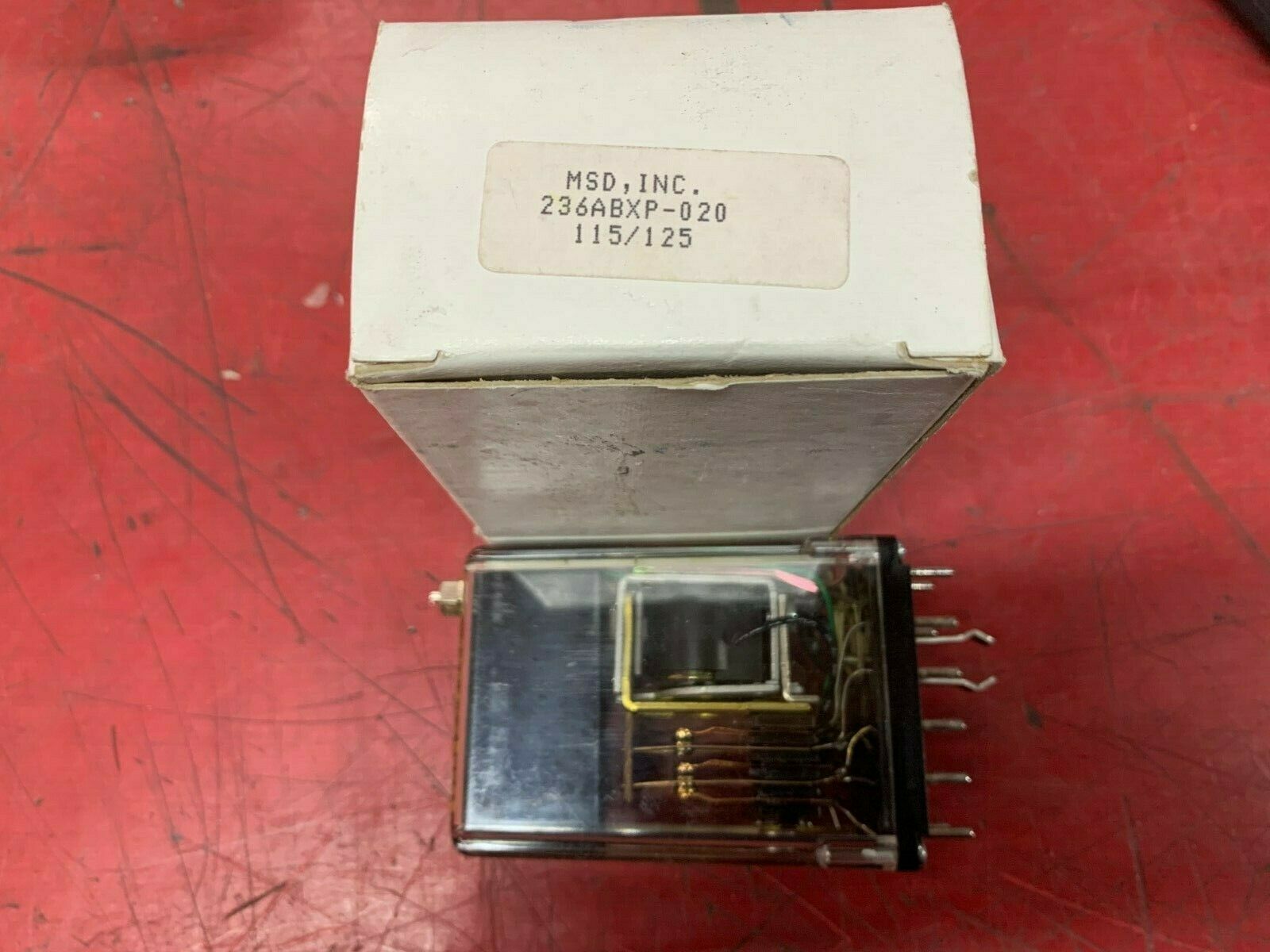 NEW IN BOX MSD INC. 115/125VDC RELAY 236ABXP-020