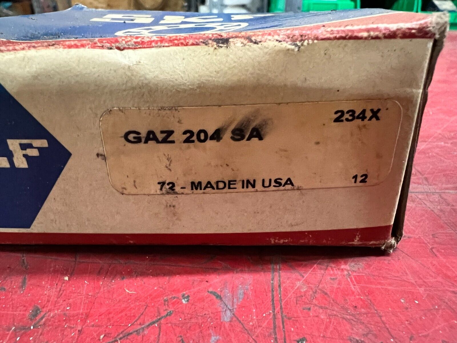 NEW IN BOX SKF BEARING GAZ 204 SA