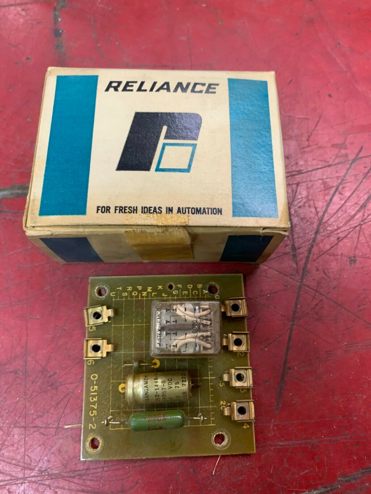 USED IN BOX RELIANCE RELAY BOARD 0-51375-2