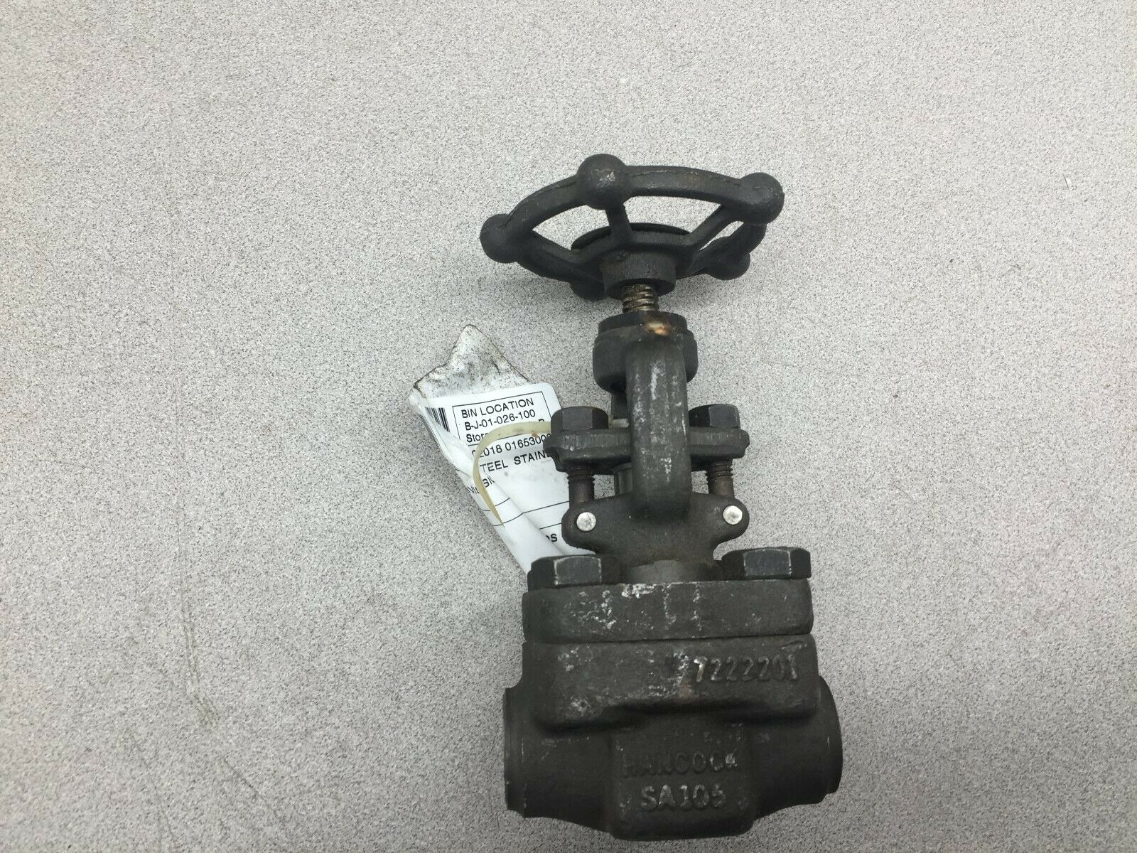 NEW NO BOX HANCOCK 3/8 SOCKET WELD GATE VALVE 3/8-5500W-2