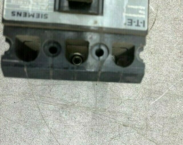 USED SIEMENS 125 AMP 3 POLE CIRCUIT INTERRUPTER ED63A125