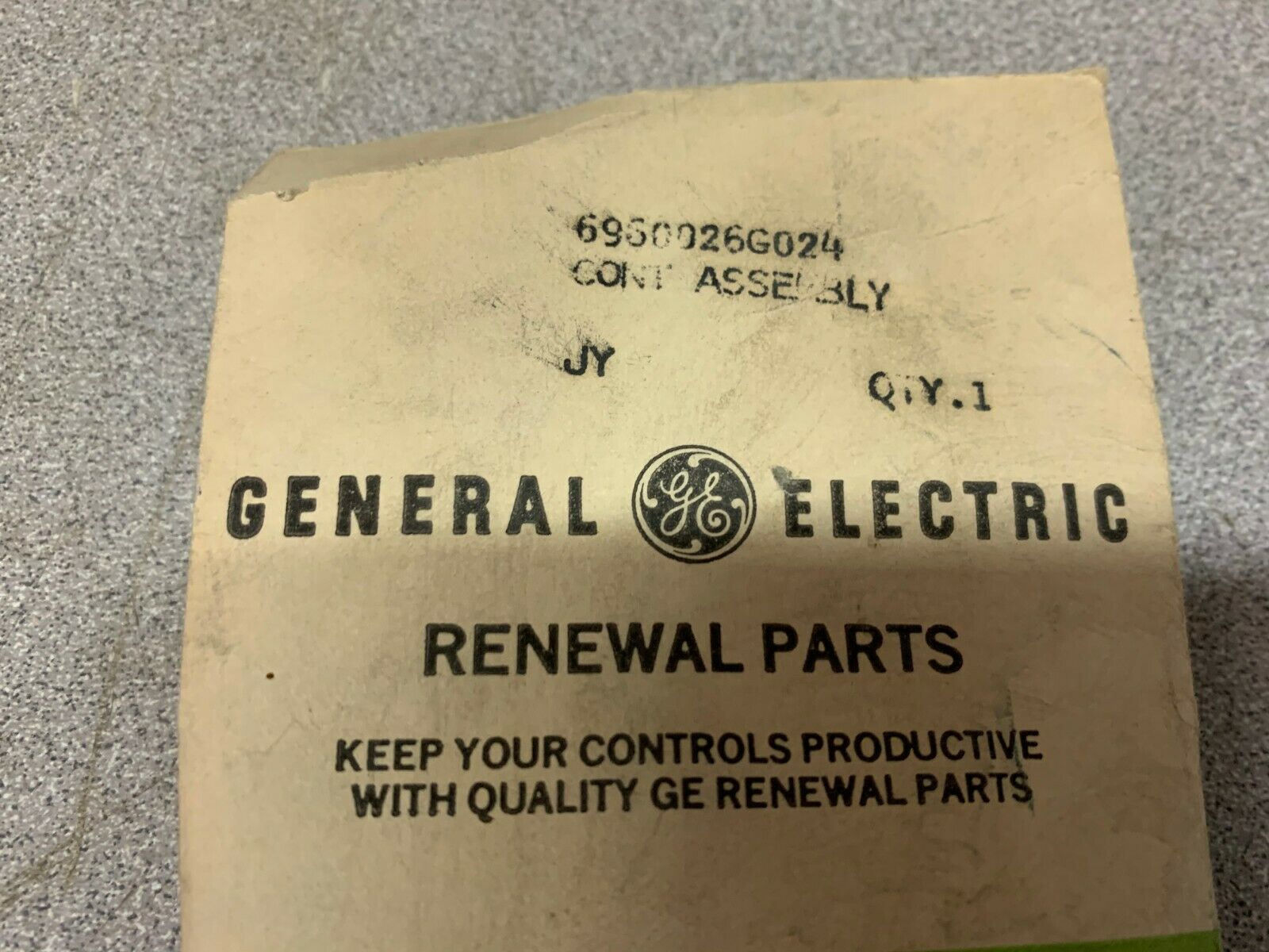 NEW IN PACKAGE GE RENEWAL PART 6960026G024