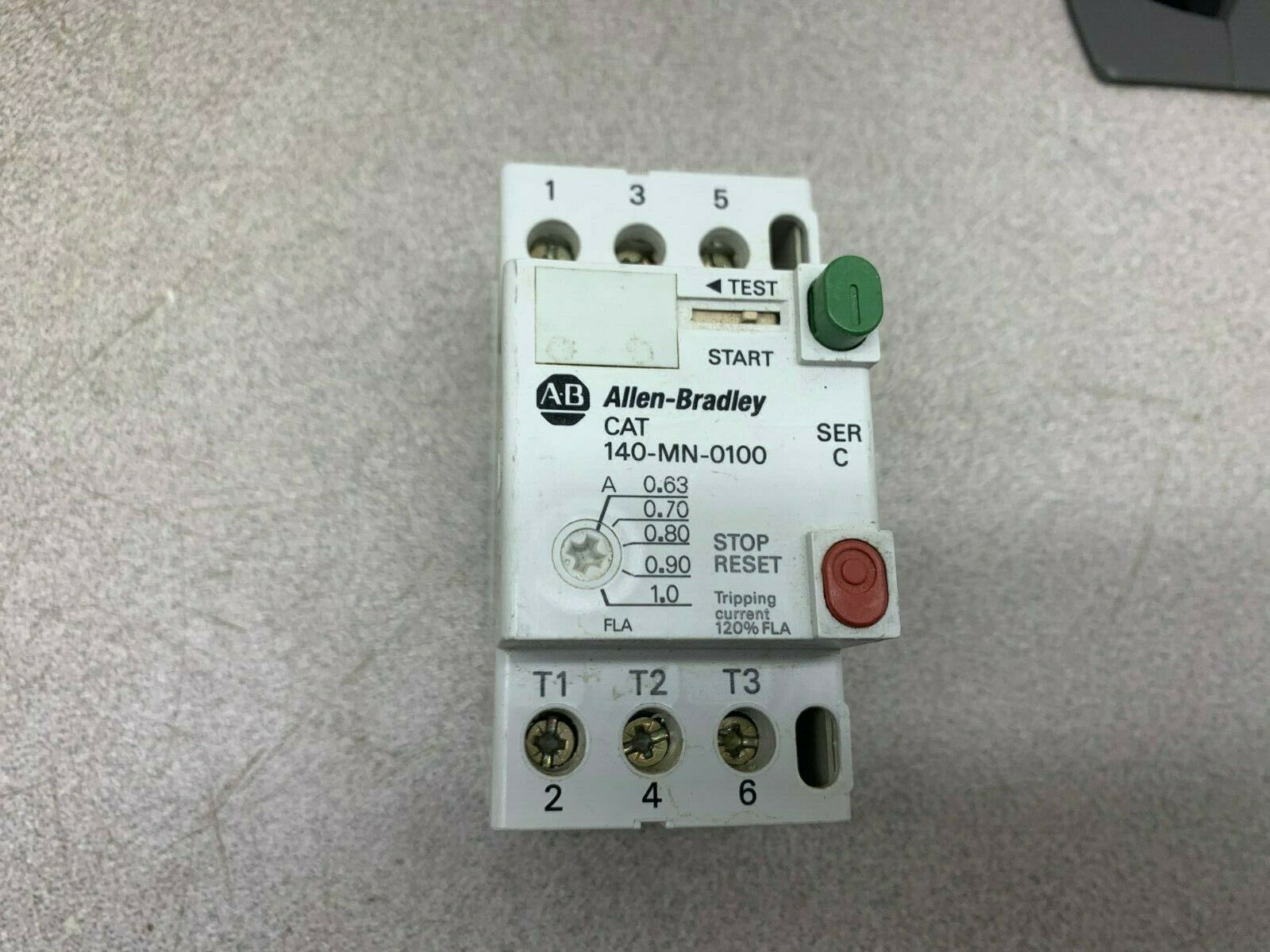 USED ALLEN BRADLEY MOTOR STARTER 140-MN-0100