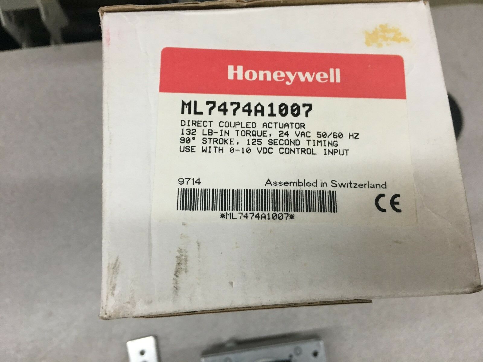 NEW IN BOX HONEYWELL DIRECT COUPLED ACTUATOR ML7474A1007