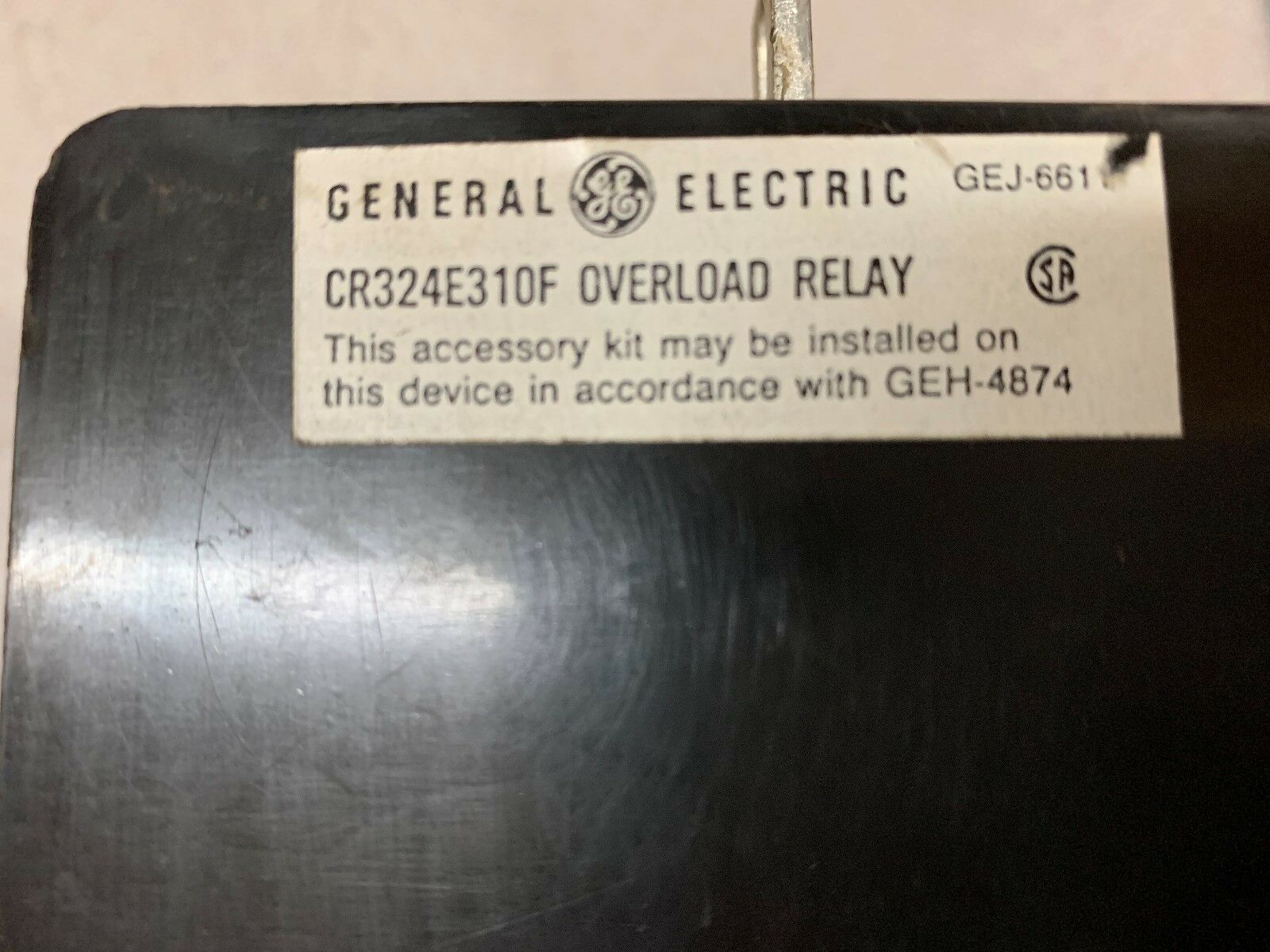 NEW NO BOX GE RELAY CR234E310F