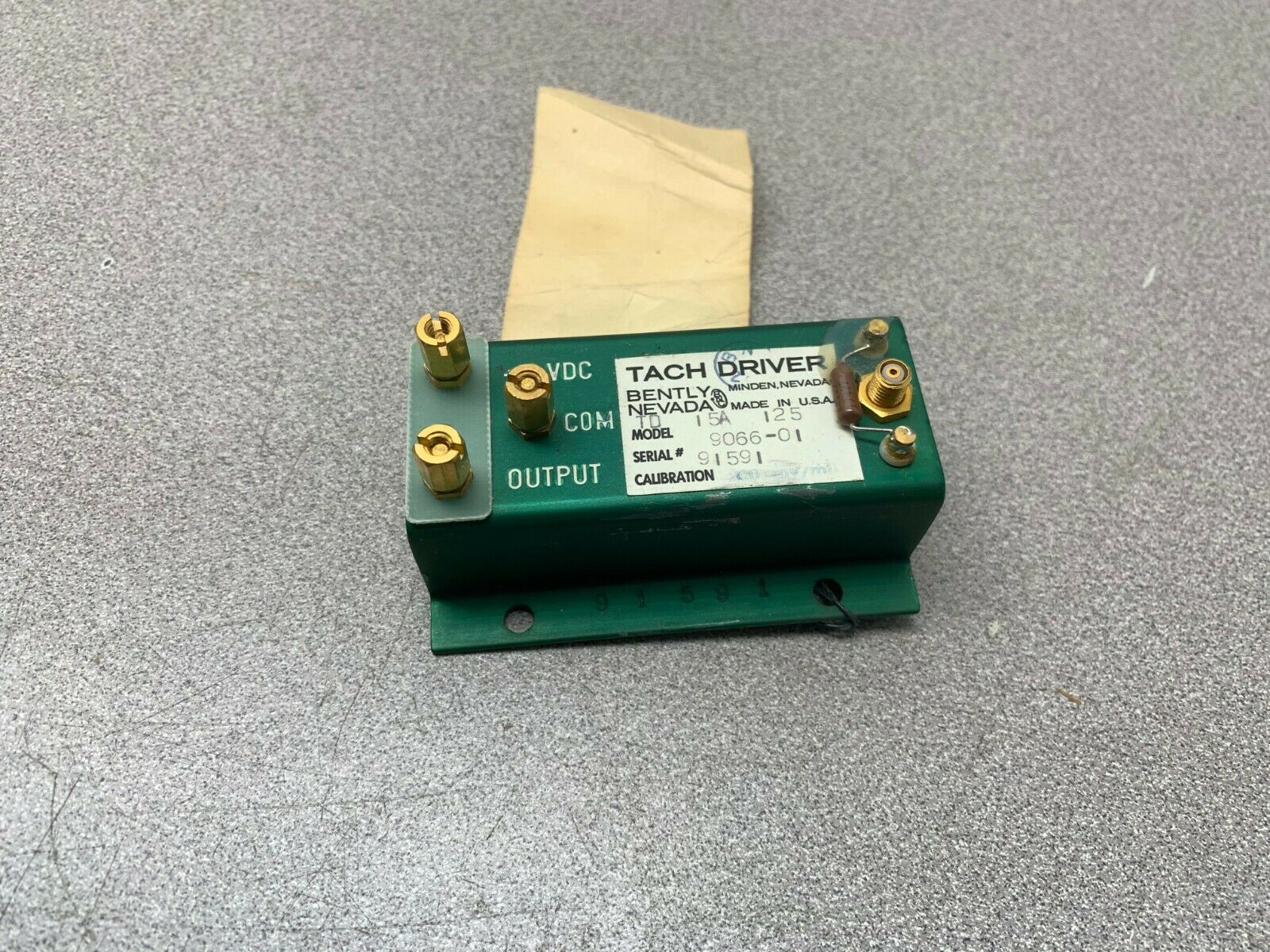 NEW NO BOX BENTLY NEVADA TD 15A 125 TACH DRIVER 9066-01