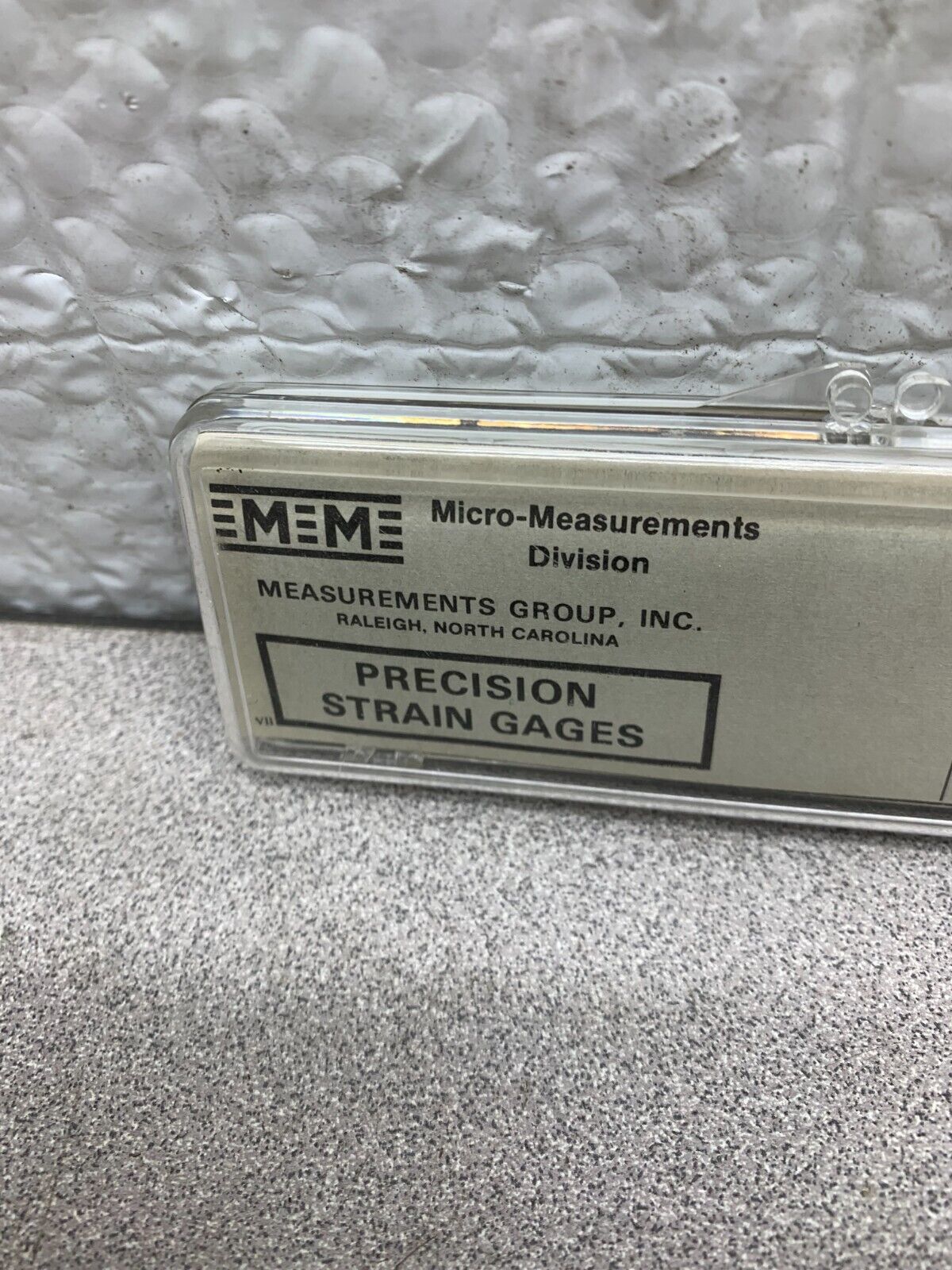 NEW PACK OF 5 MICRO-MEASUREMENTS PRECISION STRAIN GAGES EA-13-062AP-120