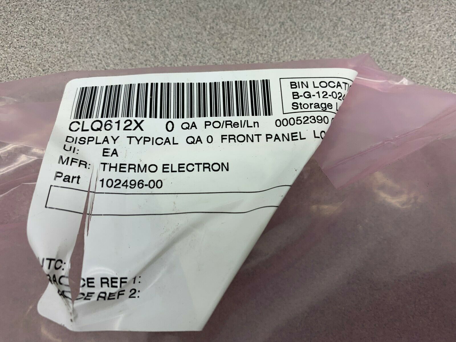 NEW NO BOX THERMO PANEL WG320240A-TML-VZ