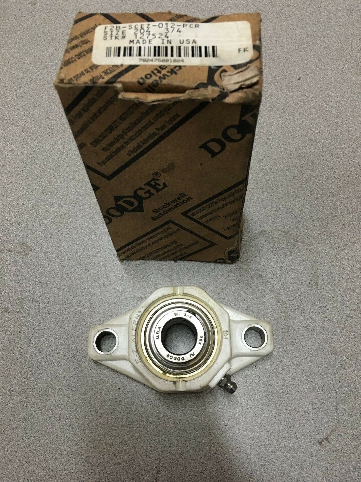 NEW IN BOX DODGE FLANGE BLOCK F2B-SCEZ-012-PCR